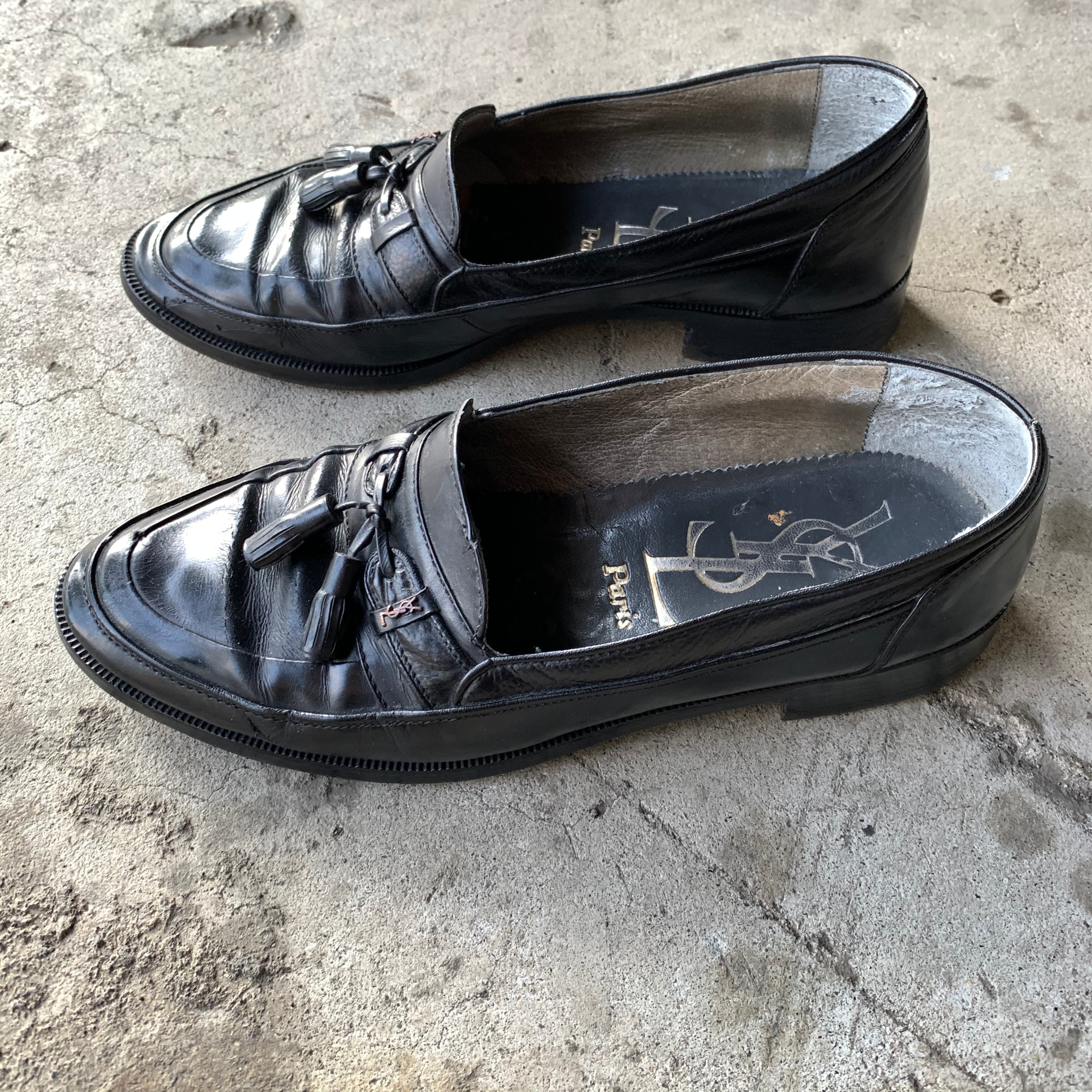 ヴィンテージ イヴ・サンローラン タッセルローファー #385