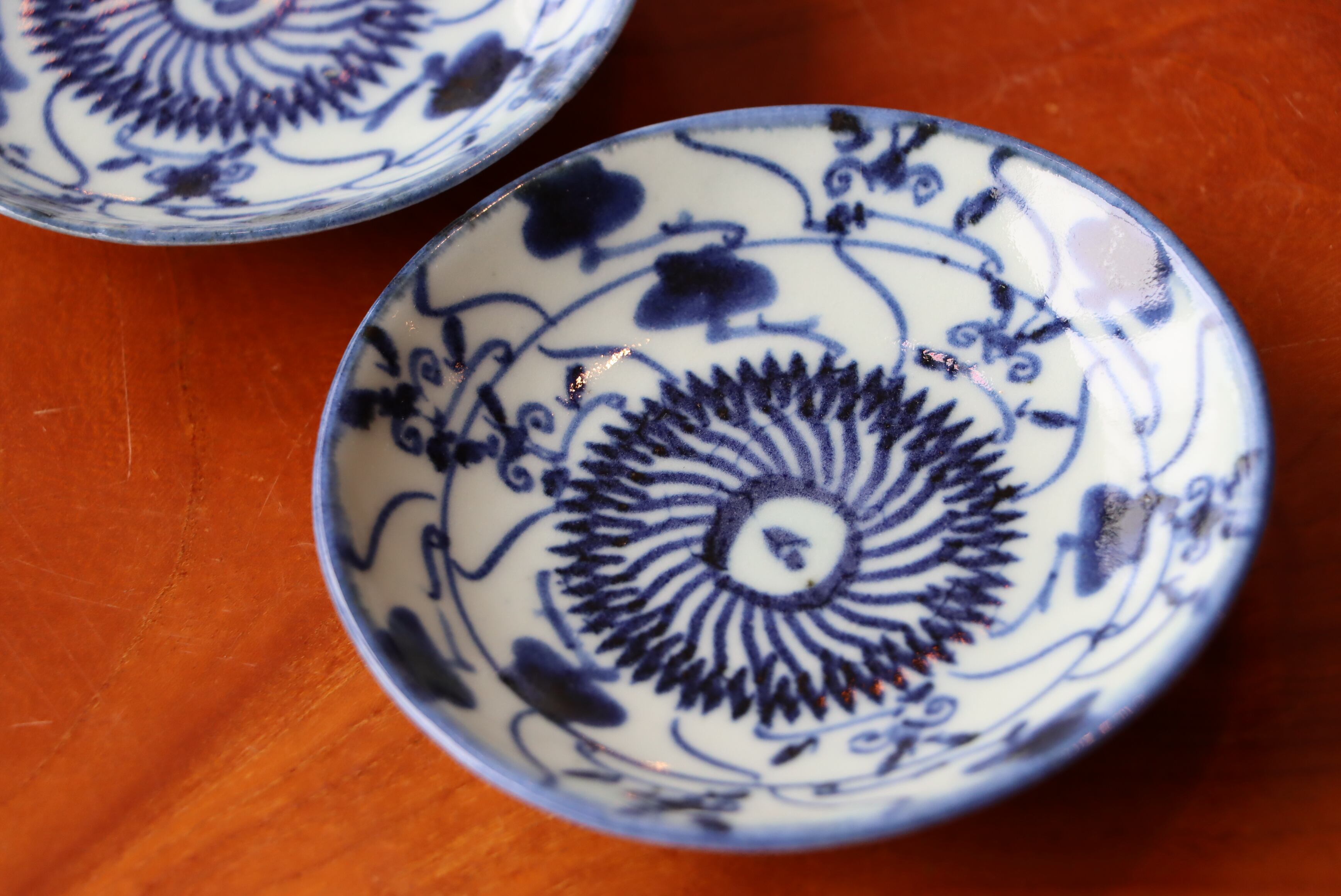 小皿 中国 新渡 染付 なずな文 | (有)新原美術