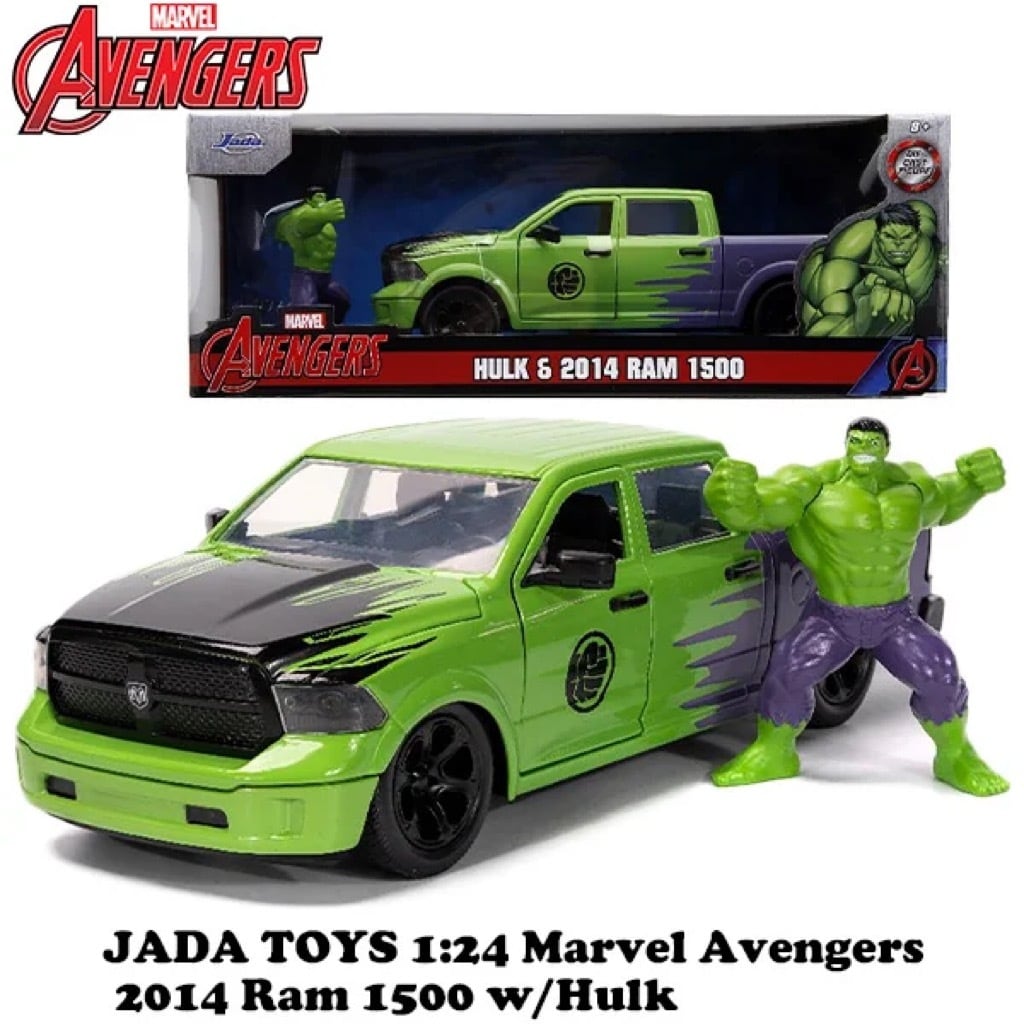 JadaTOYS 1/24 MARVEL AVENGERS 2014 RAM 1500 w/ HULK 【ハルク