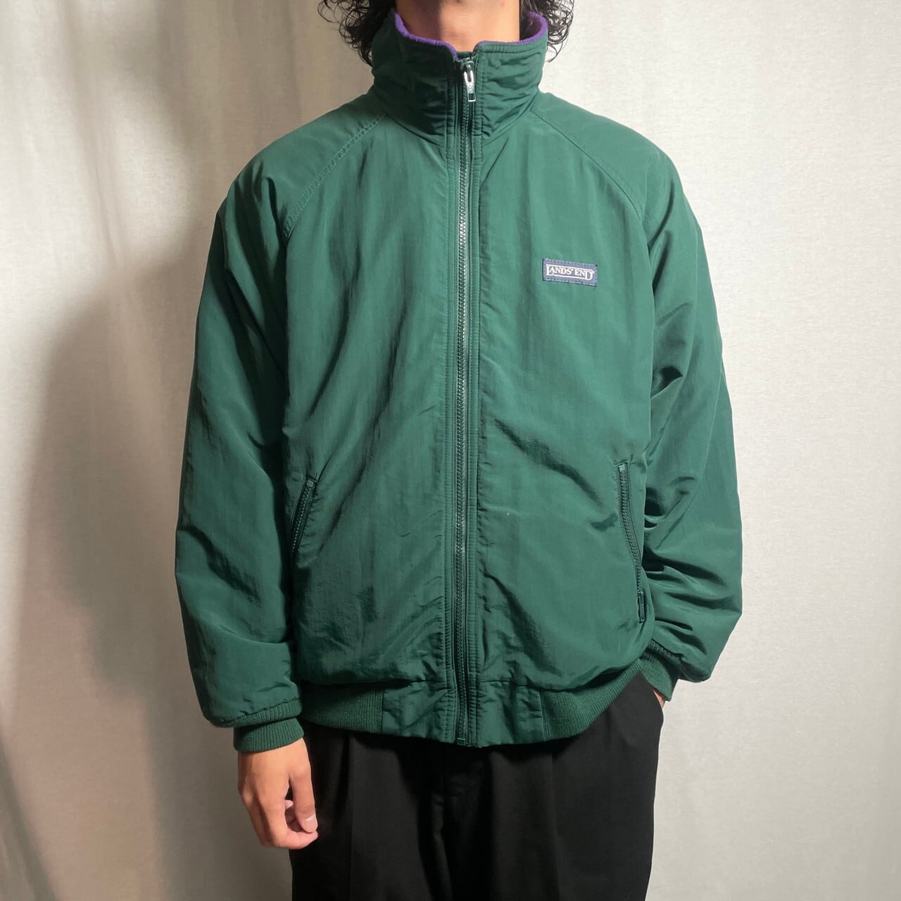 90年代 USA製 LANDS' END ランズエンド SQUALL JACKET シェル
