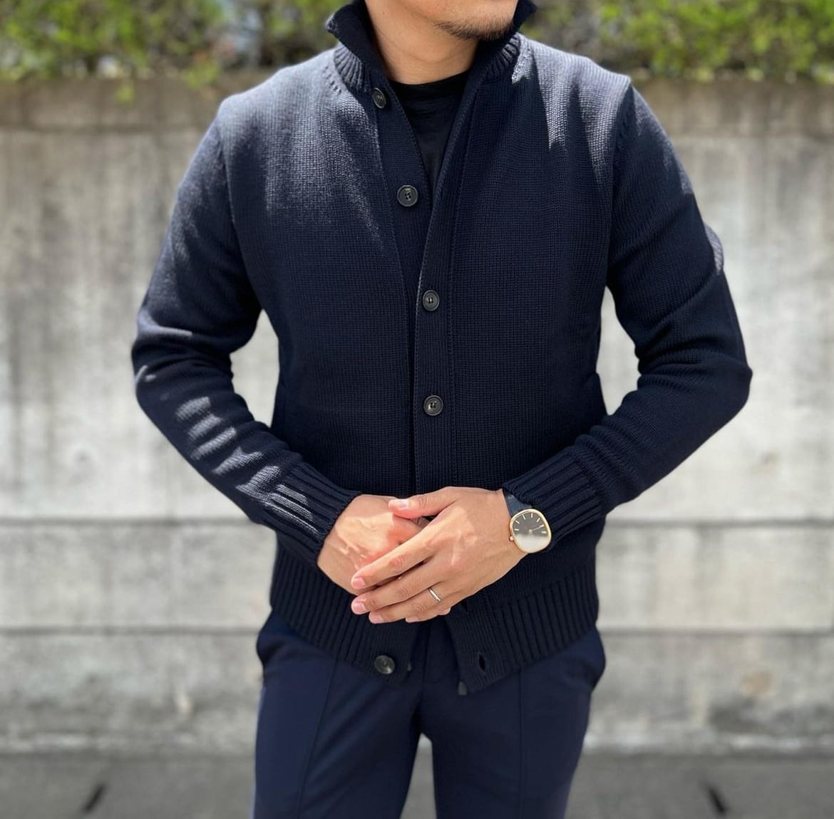 ZANONE（ザノーネ）CHIOTO（キョート）5ゲージ スタンドカラーニット