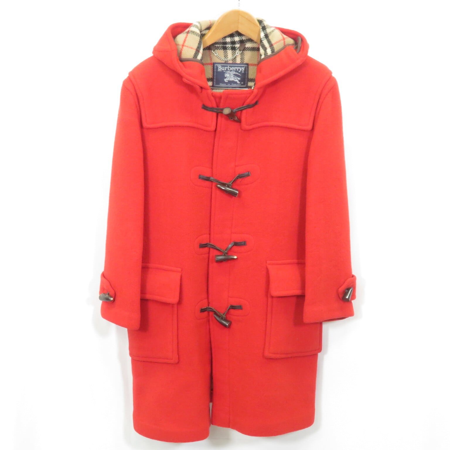 英国製 Burberrys SPECIALITY ダッフルコート チェック裏地 size06REG