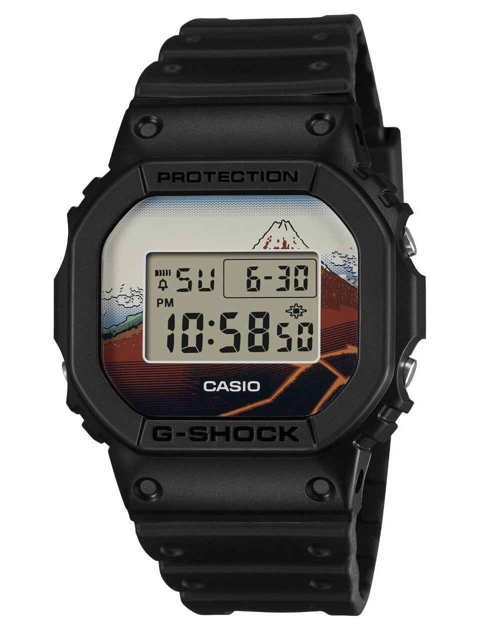 CASIO G-SHOCK DW-5600KHSH25-1JR 葛飾北斎 山下白雨 | 時計・宝石の