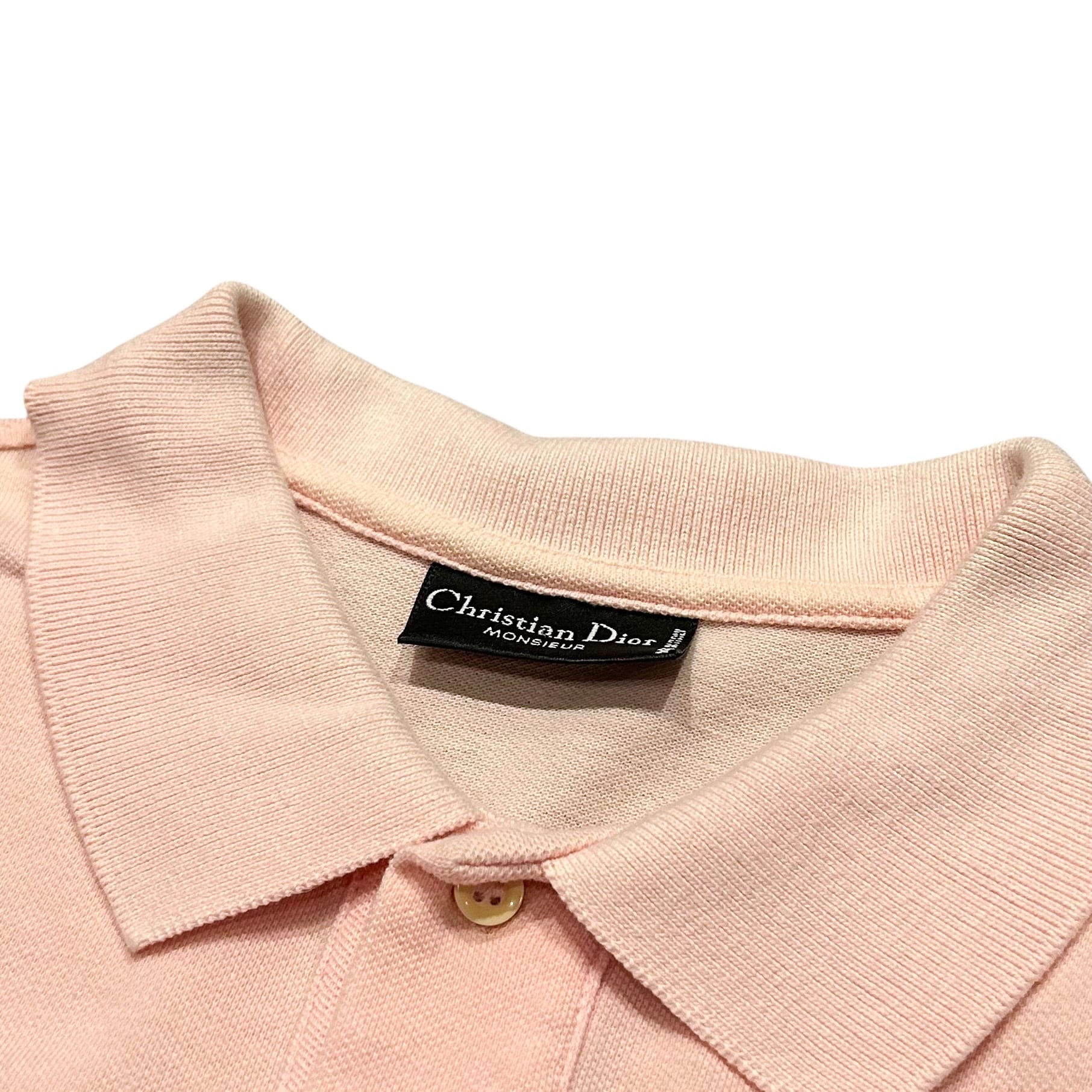 80's イタリア製 Christian Dior MONSIEUR S/S Polo Shirt S-M程度