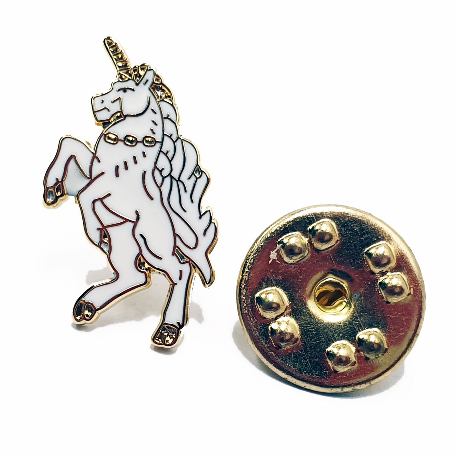 ピンバッジ【架空動物=ユニコーン】Tradition 90040-T738 | 英国雑貨