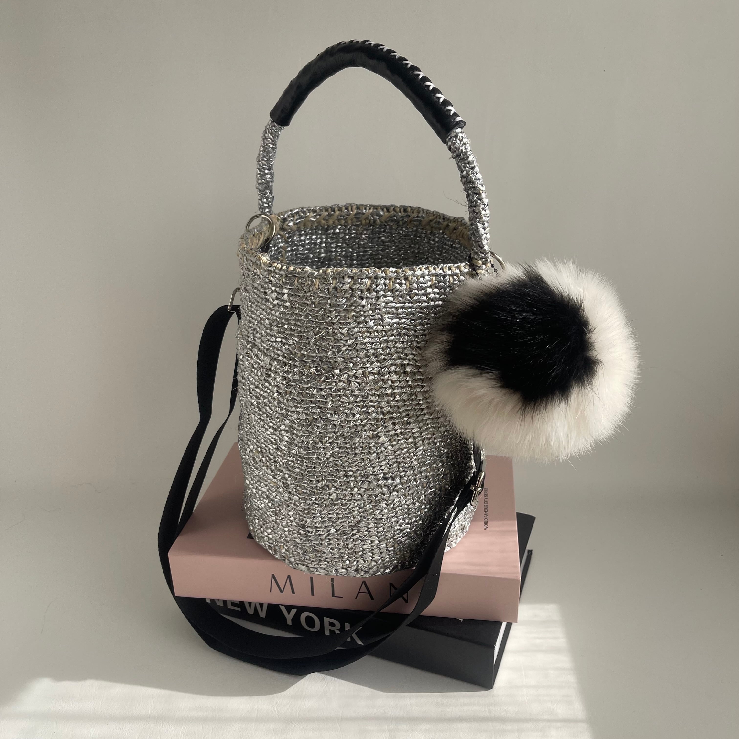 kago-bag | meong blue