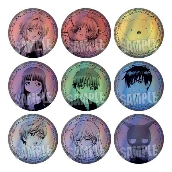 カードキャプターさくら25 トレーディングホログラム缶バッジ 9個入り