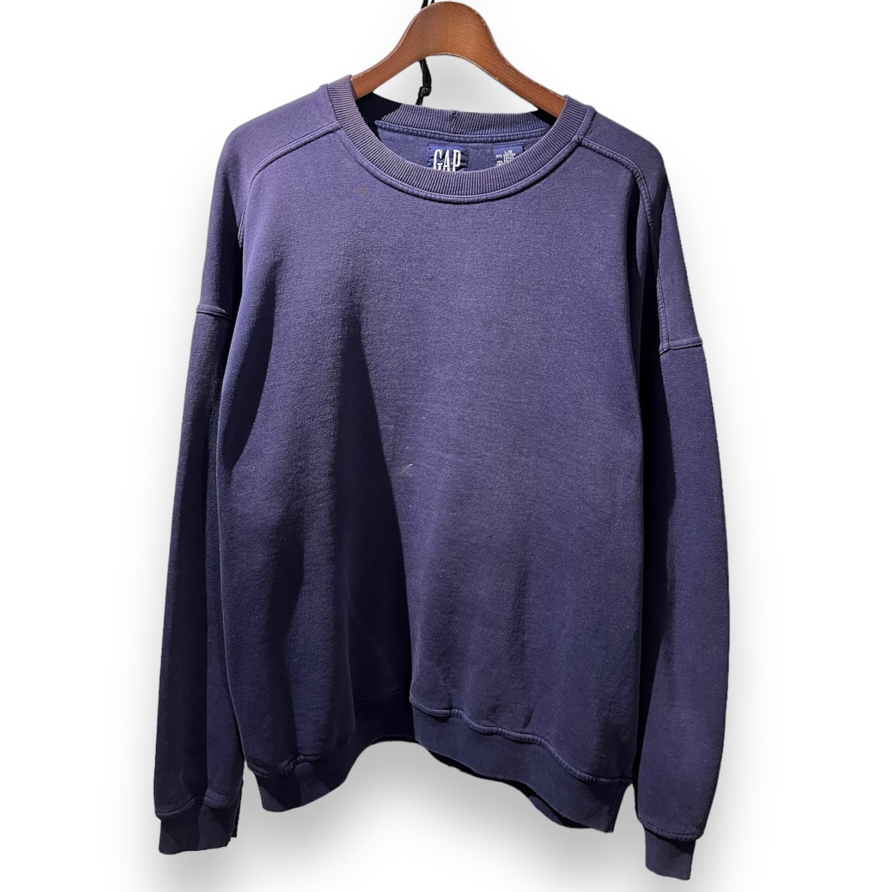 L』OLD GAP オールドギャップ ギャップ スウェット 無地スウェット 紺