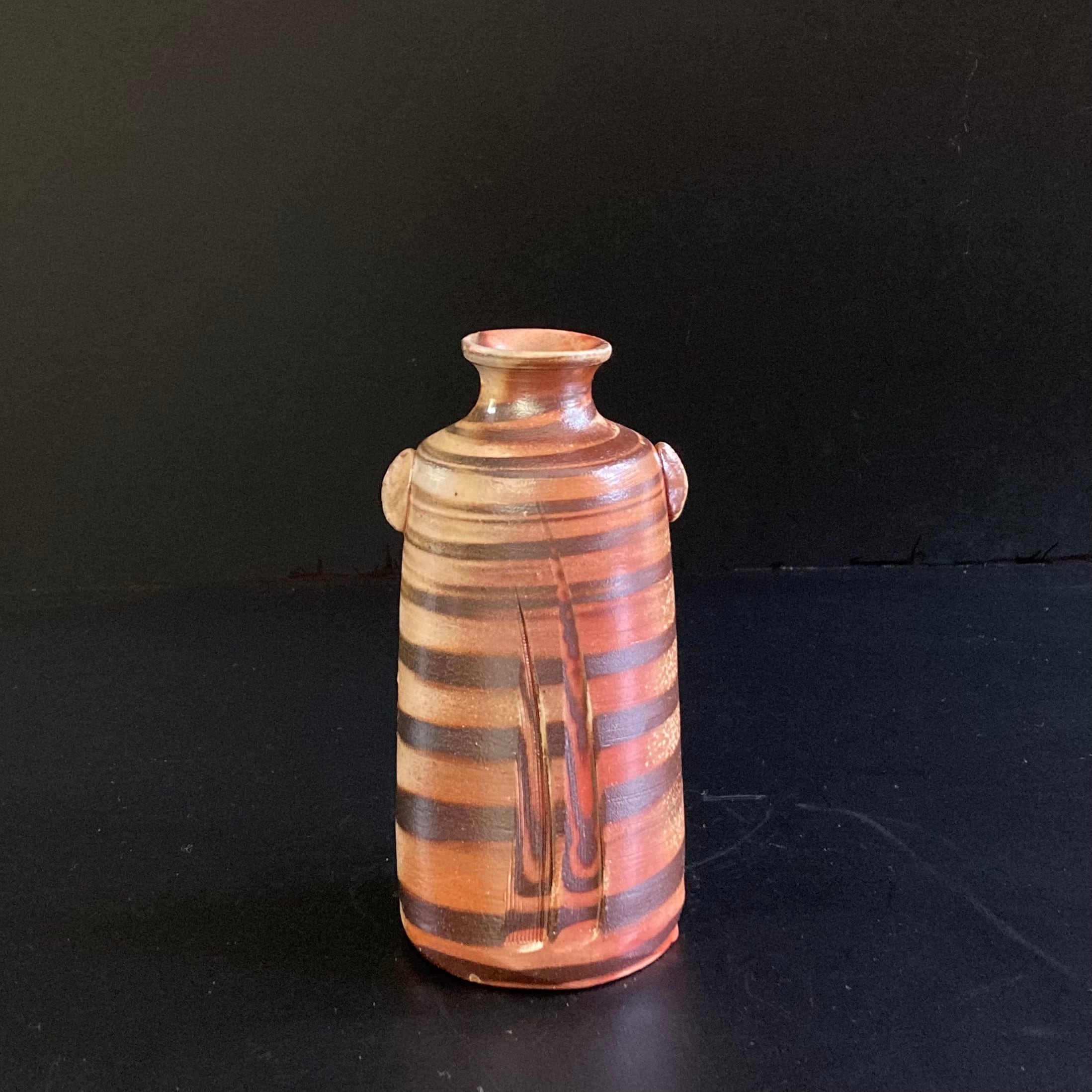 練上ミニ一輪挿 | 備前焼 松井浩之