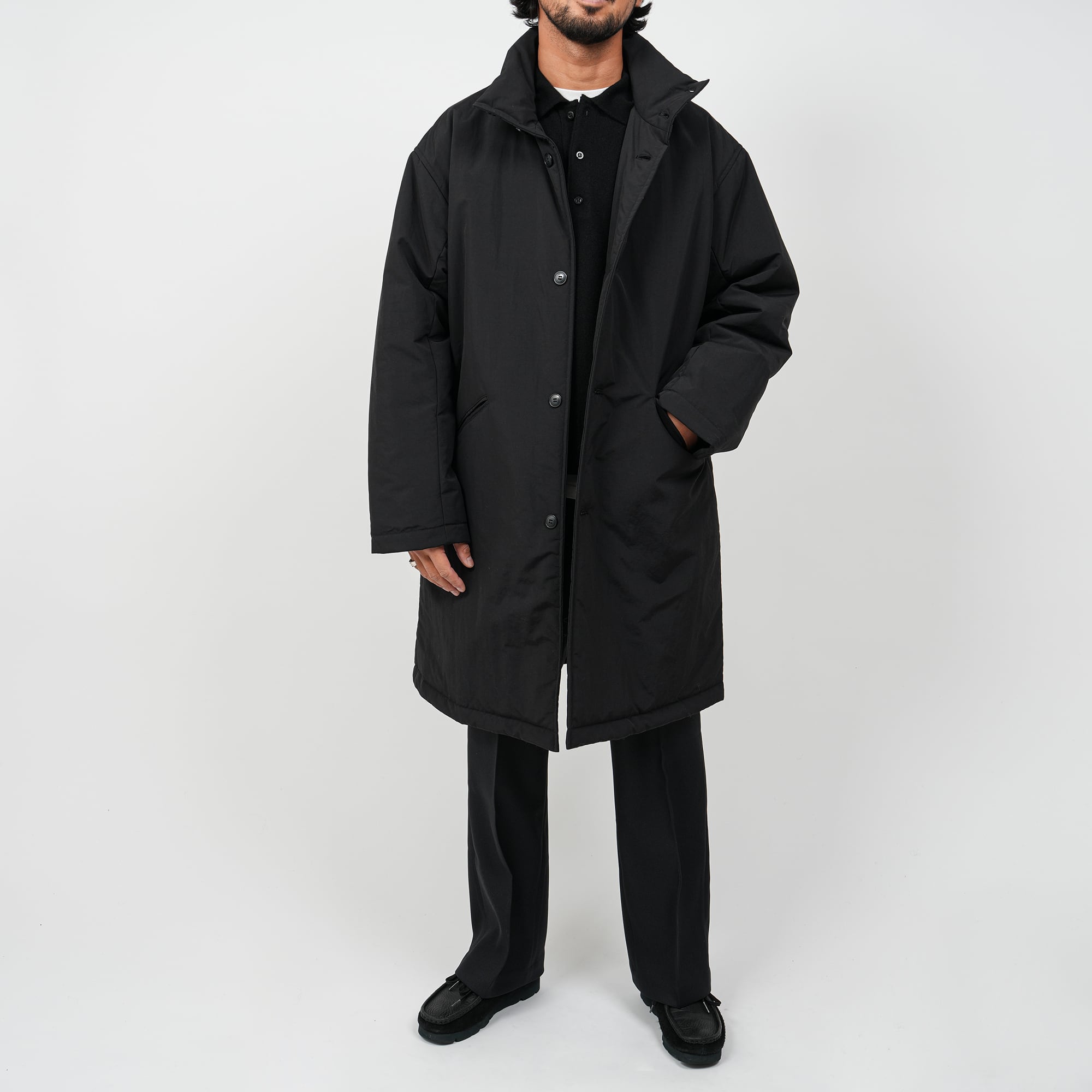 Stand Collar Padded Coat | OVY