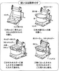 本州／四国／九州お届け）愛のタオル絞り器ぎゅっと君 | いのちの
