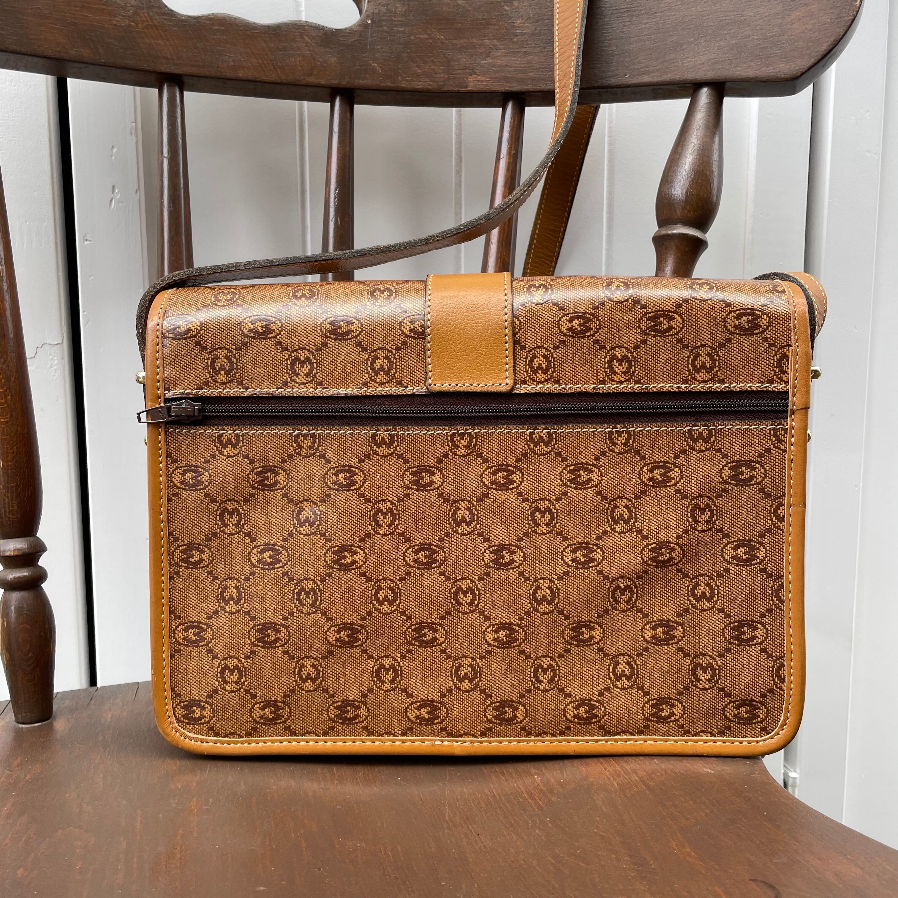 MORABITO monogram shoulder bag〈レトロ古着 モラビト モノグラム