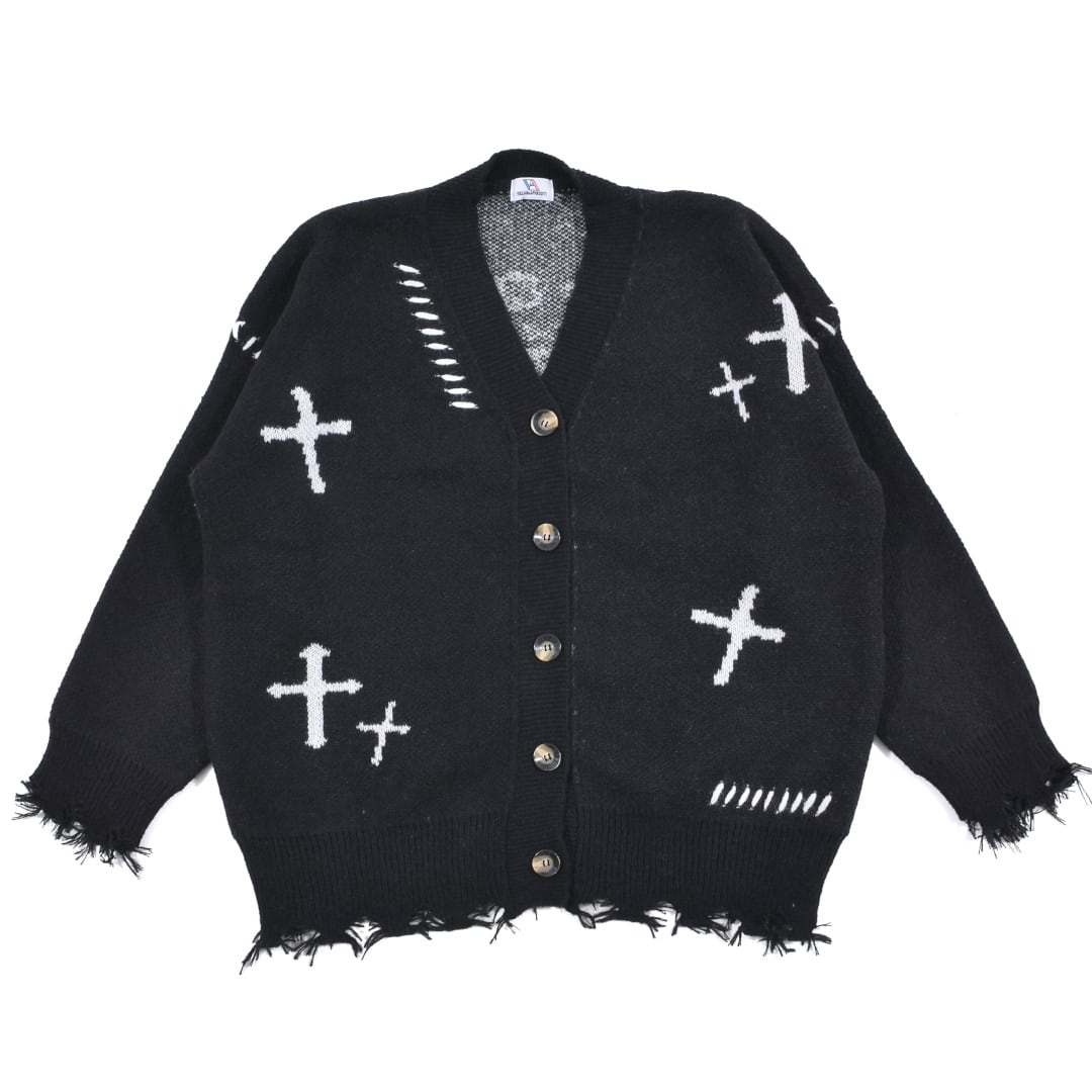 ハートソード クロスステッチカーディガン | VOLCAN&APHRODITE