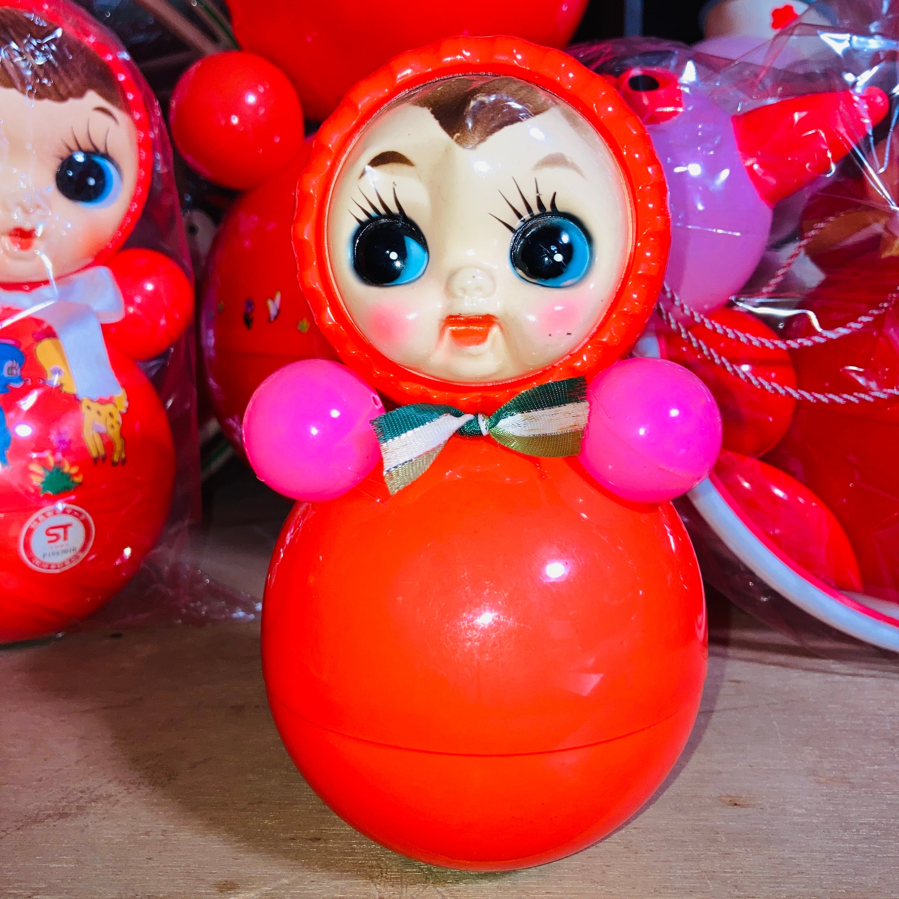 当時物 起き上がりこぼし おきあがりこぼし rolypoly 昭和レトロ 日本