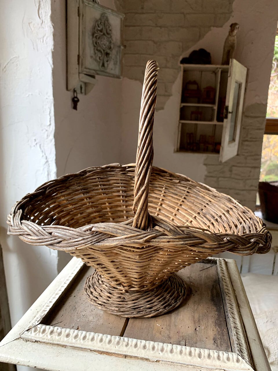 花摘みパニエ フラワーバスケット かご | Brocante de La Cocotte