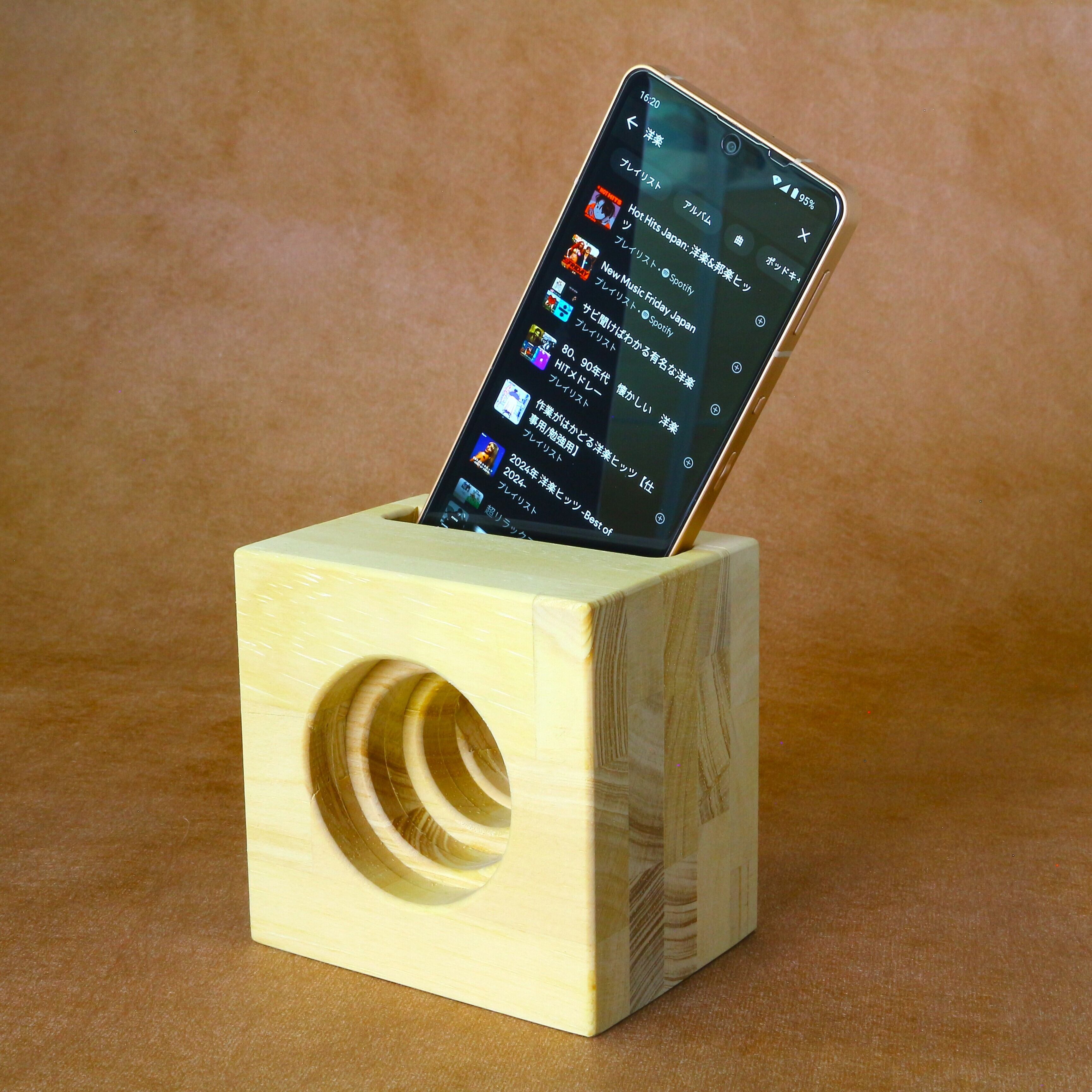 ウッドスピーカー（スマートフォン専用）【高田木工所】 | IINAN