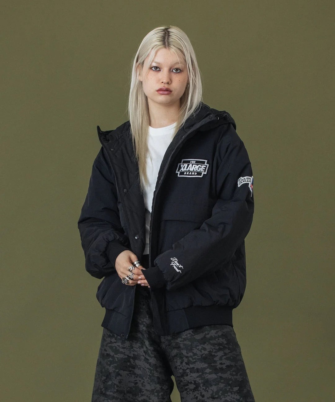 XLARGE NYLON PUFFER JACKET | kenes