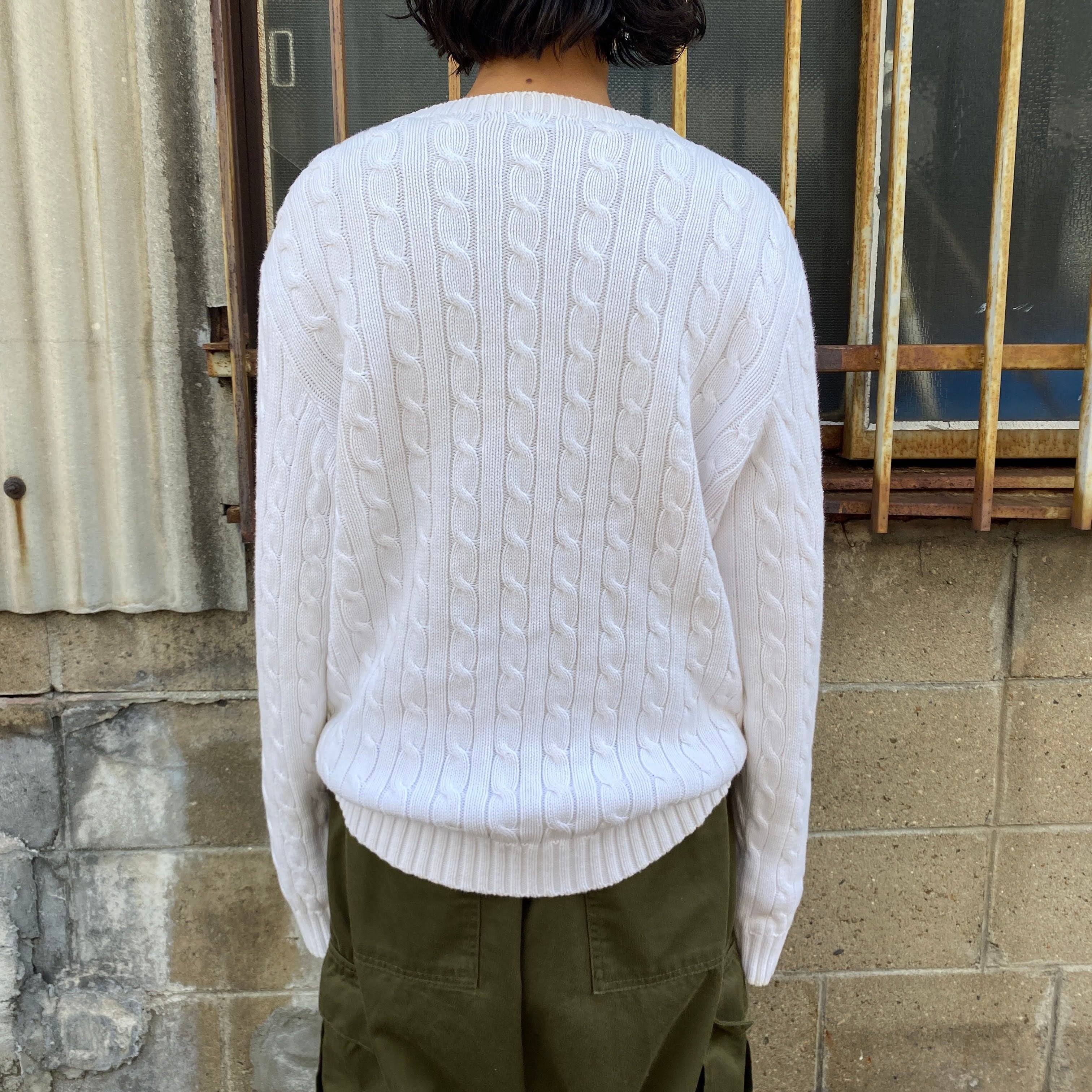 Ralph Lauren ラルフローレン ケーブルニット コットンニットセーター