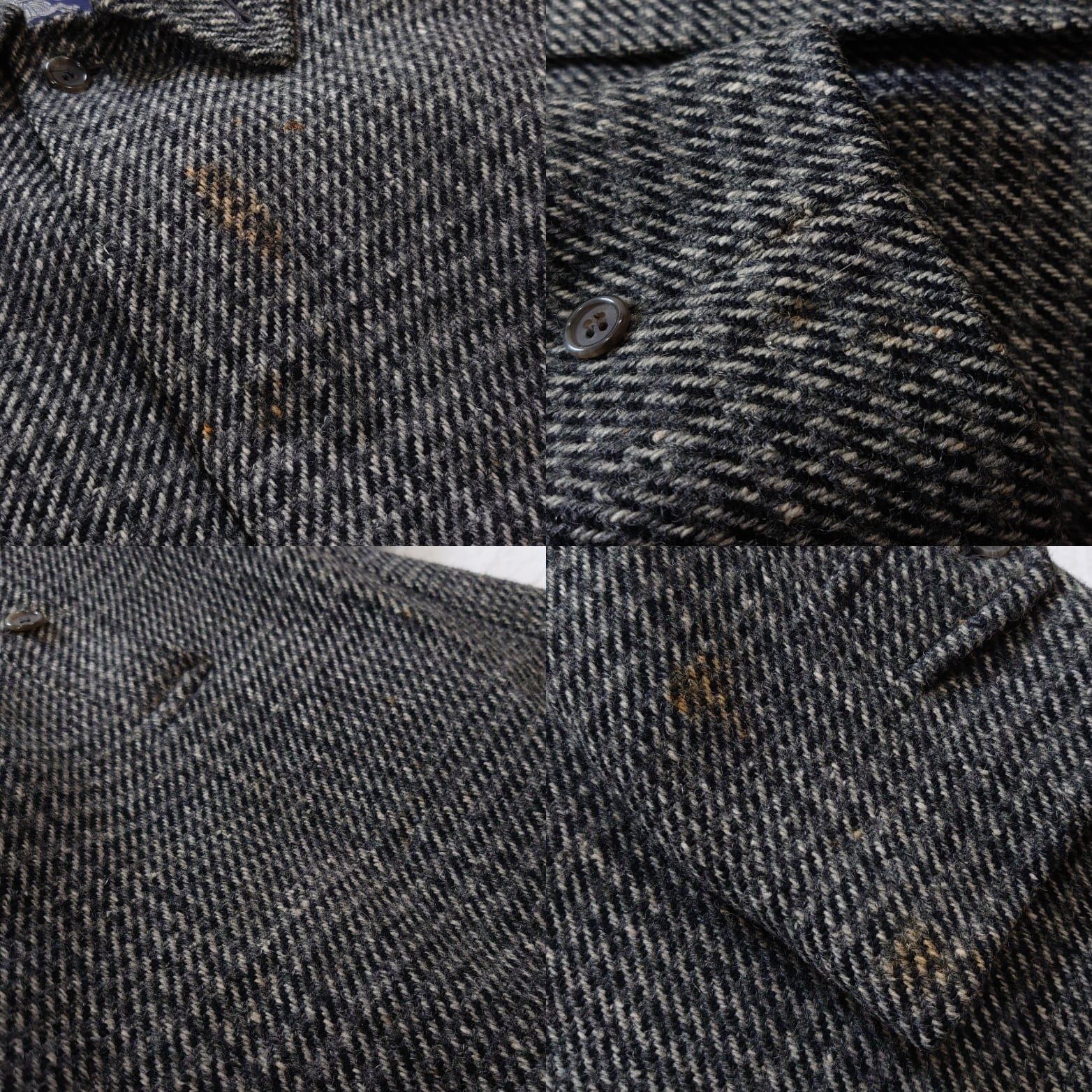 上質】Burberrys バーバリー ツイードコート ウール vintage