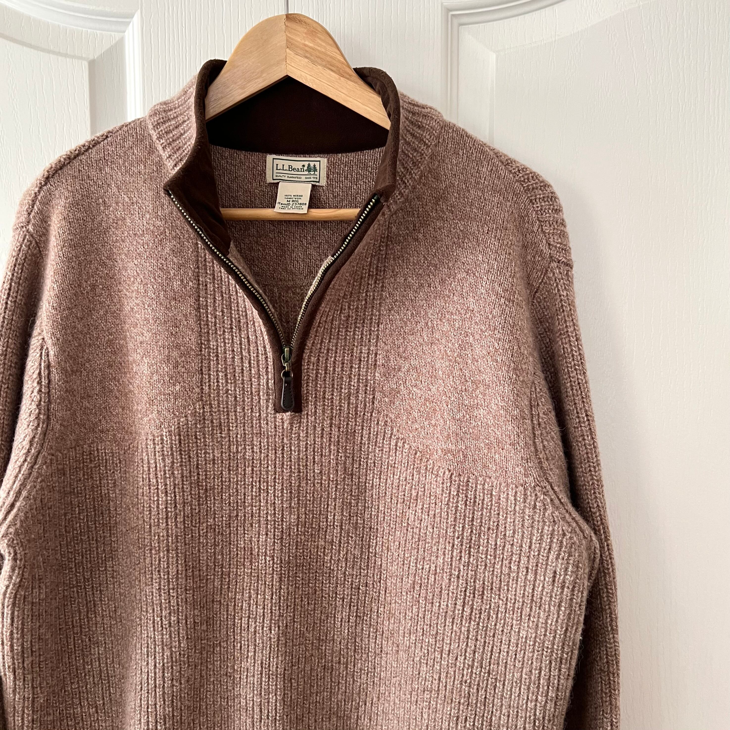 L.L.Bean エルエルビーン ウール ハーフジップ セーター ニット