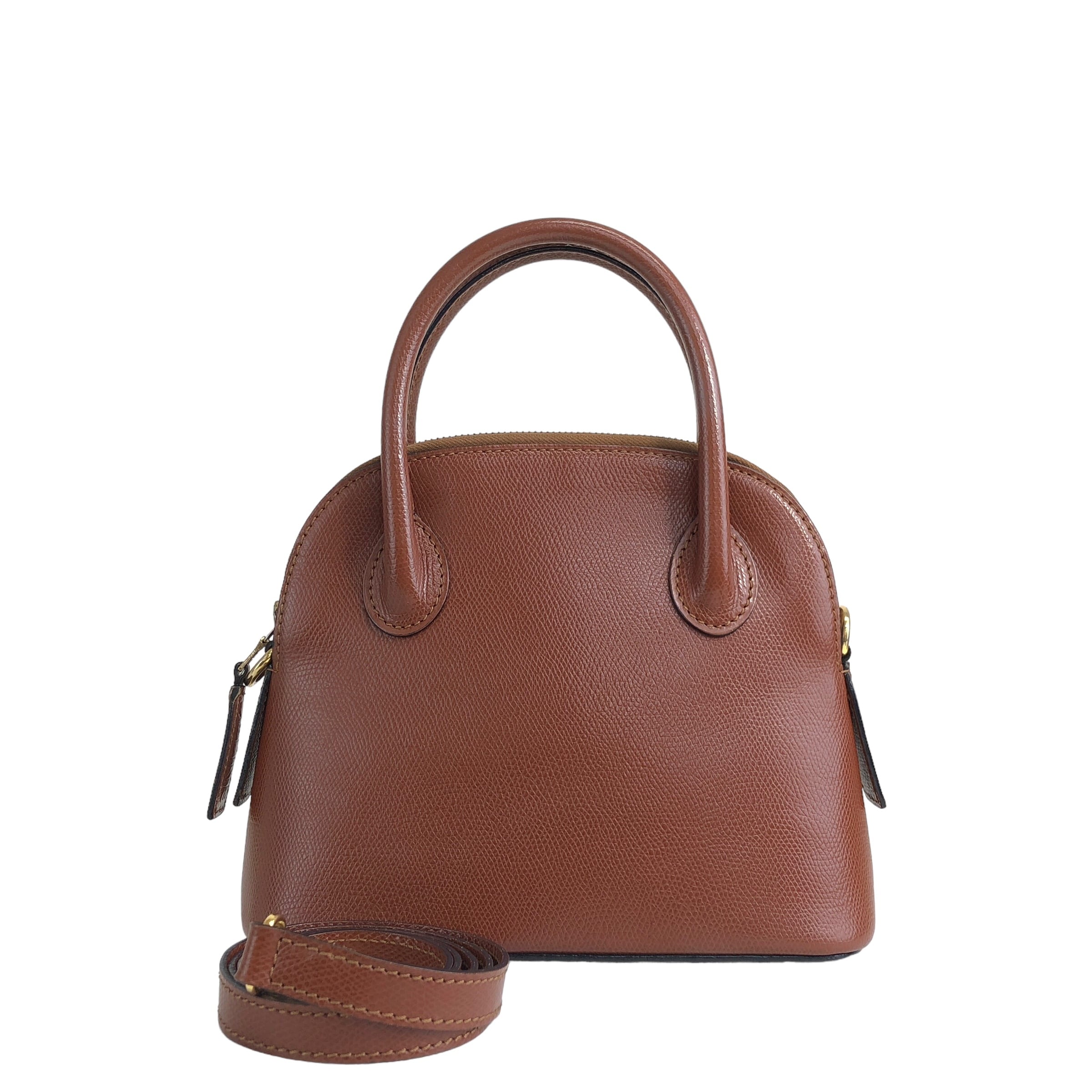 CELINE セリーヌ レザー 2WAY ミニボリード ショルダーバッグ ブラウン