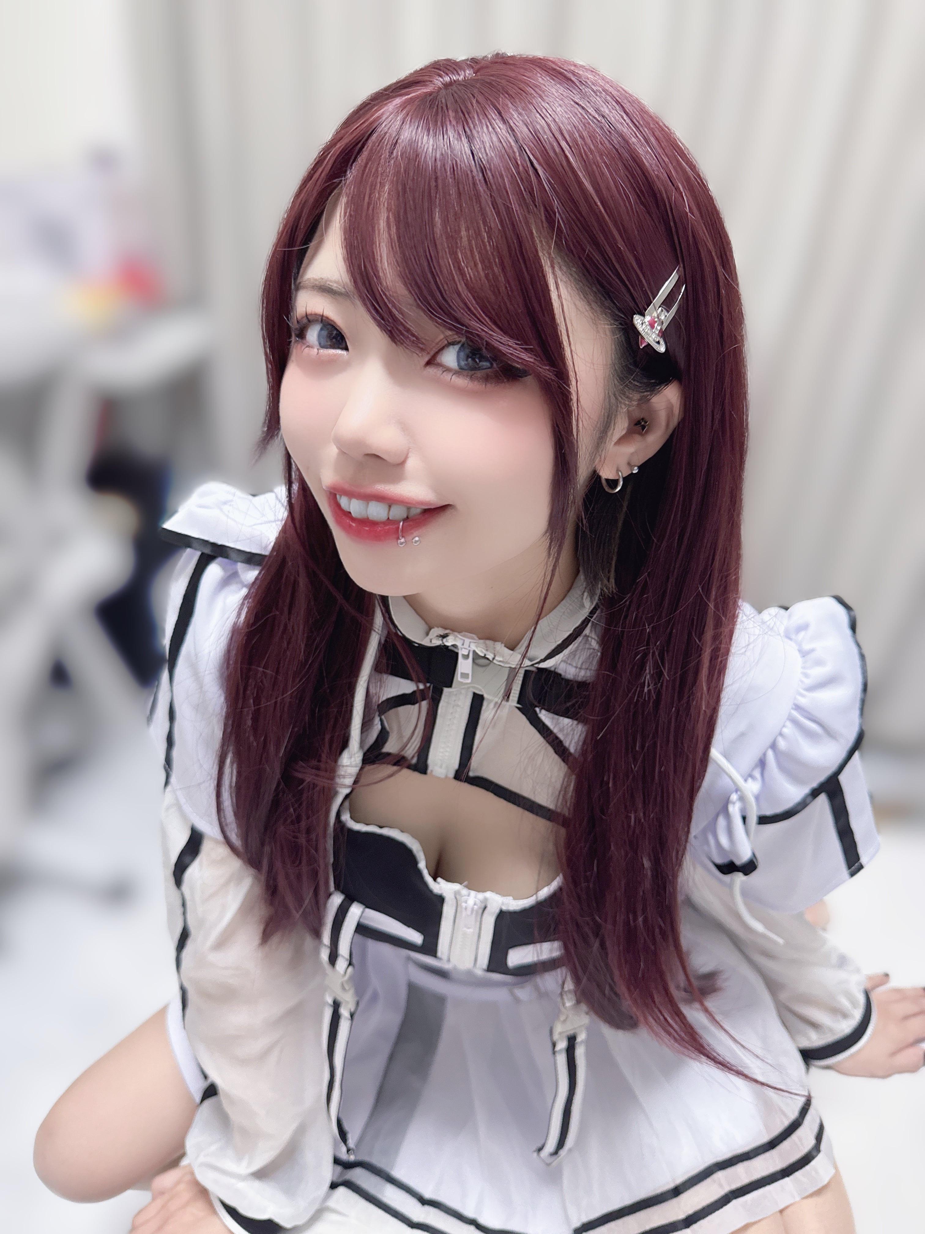 赤髪ロング 簡単らくがきチェキ | kiminooshidayo