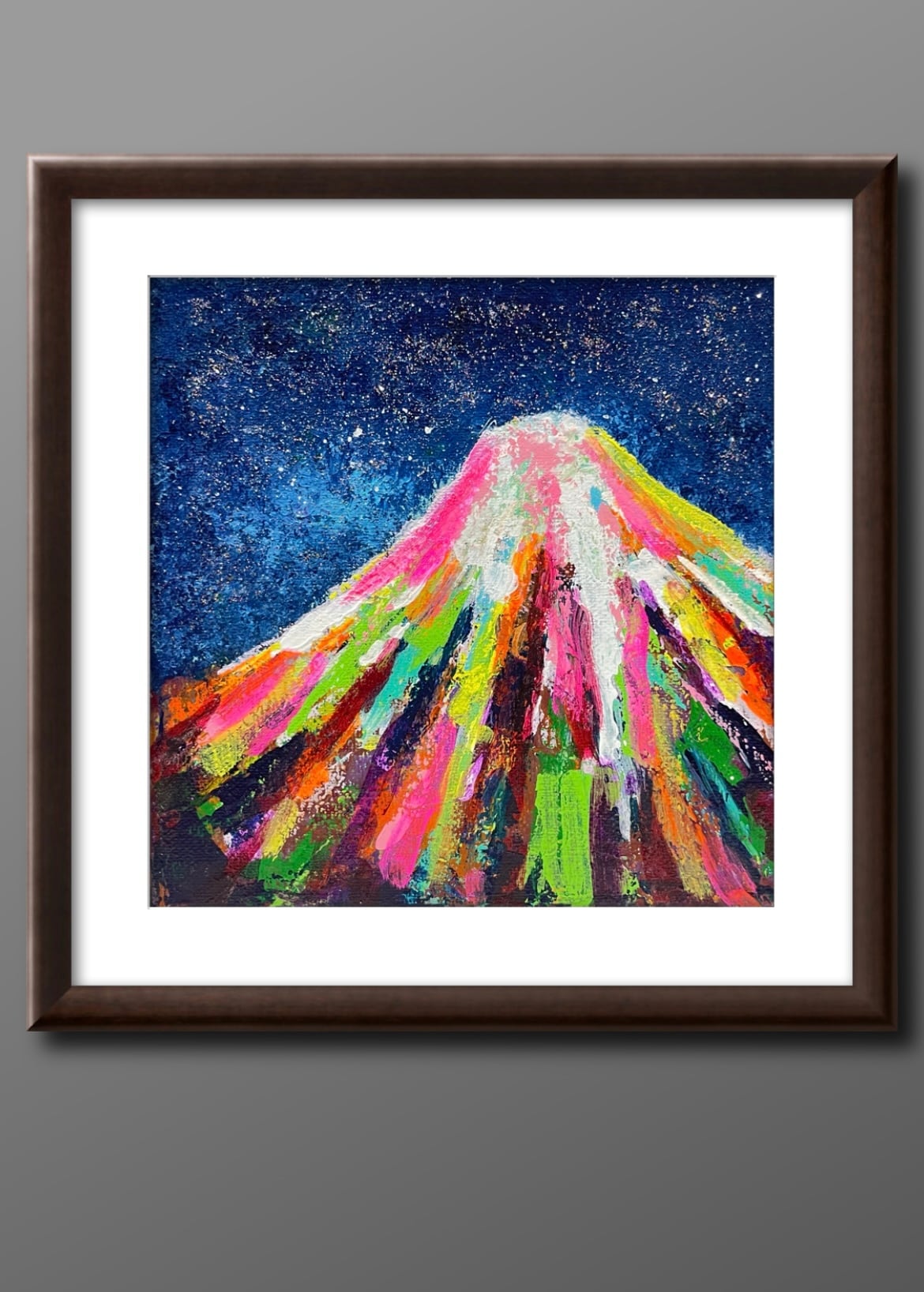 Y-45/23】油彩画 油絵 原画 絵画 現代アート 真作 風景画 富士山 富士