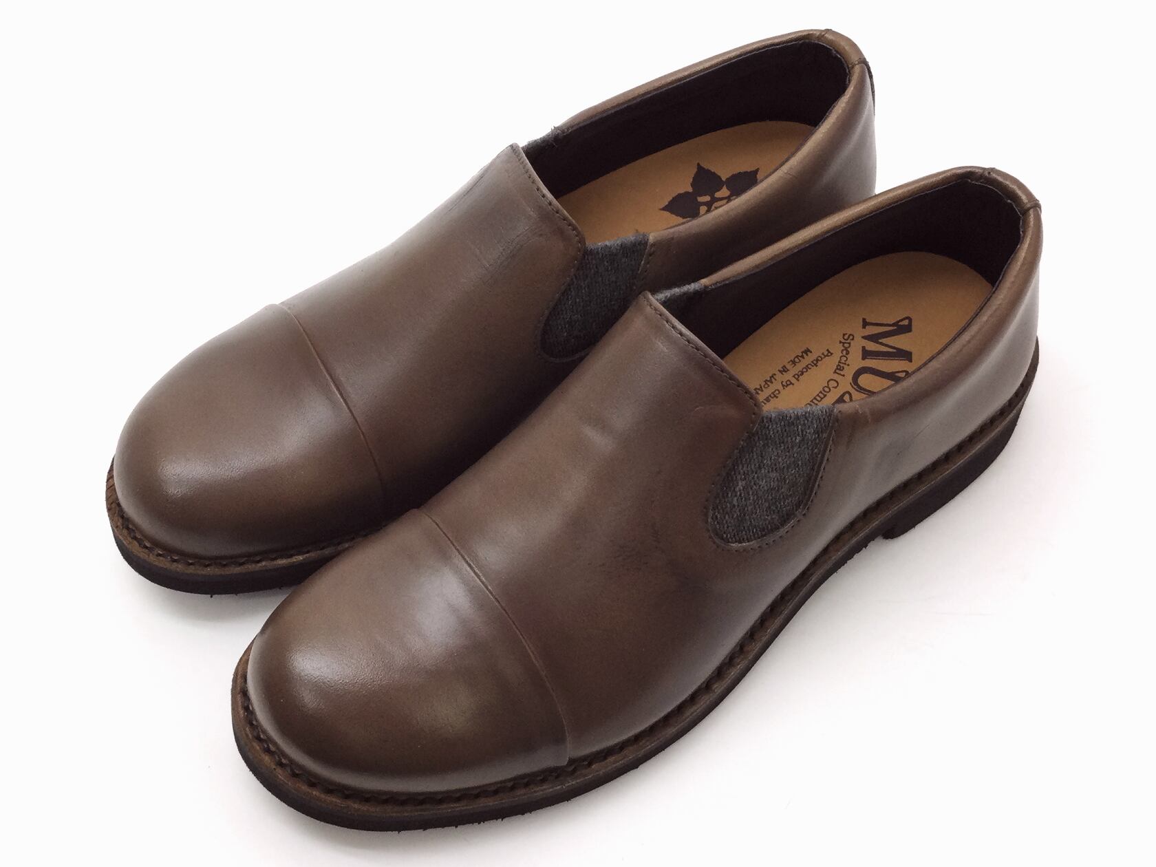 ムカヴァ】MU-968 グレー GRAY スリッポンシューズ レディース 靴