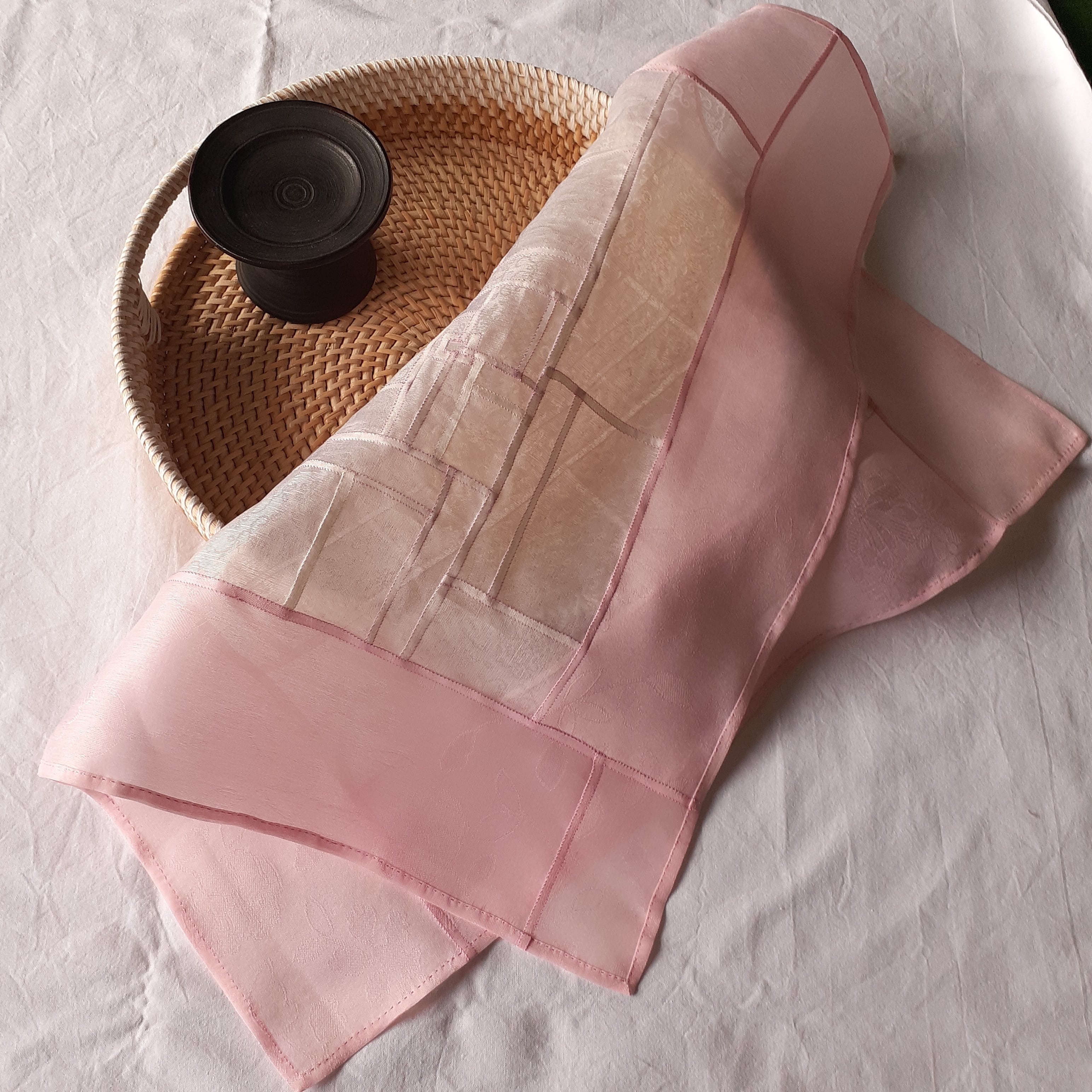 ポジャギ Pink＆White （1点のみ） | ハンドクラフトshop＊オンジェナ＊