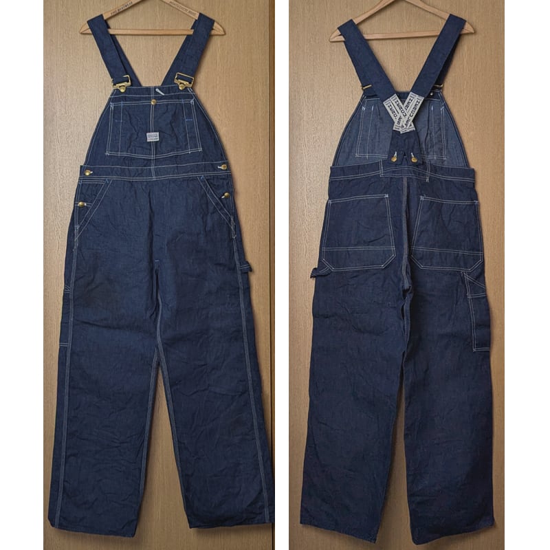 50s HERCULES Low-Back Denim Overalls (W36) | Wonder Wear