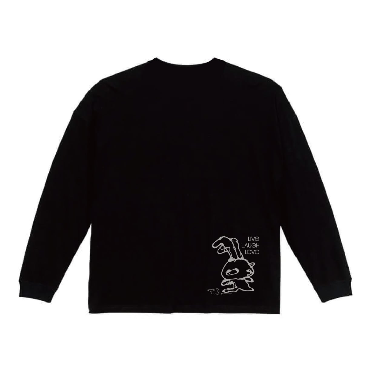 ビッグシルエット ロングTシャツ（黒） | 高嶋シオン Official shop