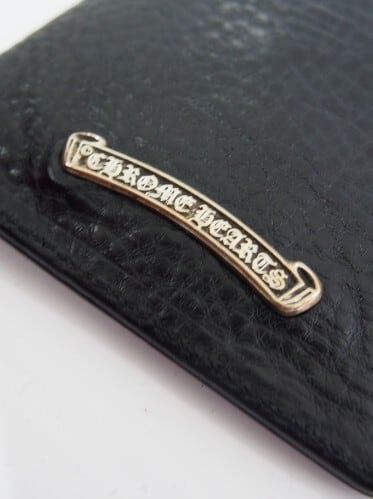 CHROME HEARTSクロムハーツ WALLET THE WAY I WALK BLACK HEAVY