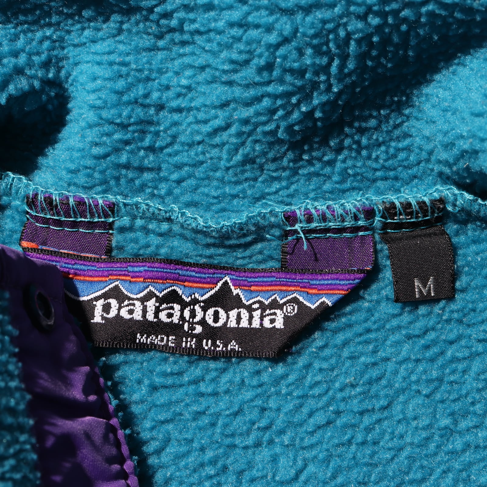 極美品 M USA ターコイズブルー 三角タグ 90s シンチラスナップT