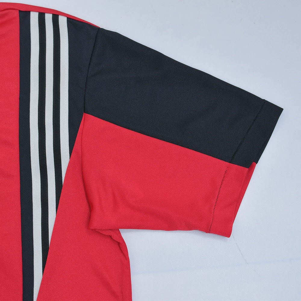 90s adidas by DESCENTE アディダス 切替デザイン ゲームシャツ 半袖