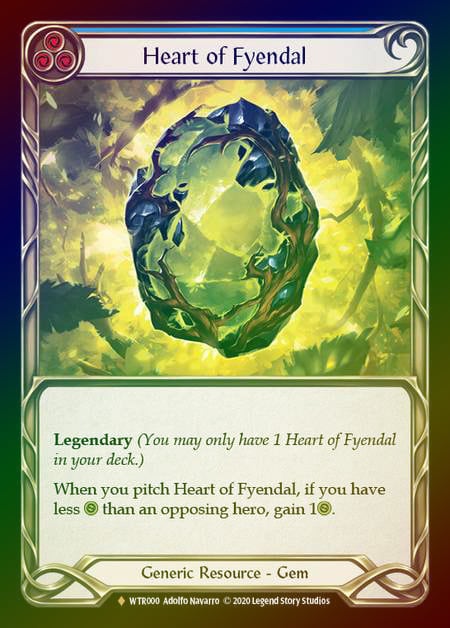 WTR000『RF』【Generic】Heart of Fyendal 状態NM- | カードショップ