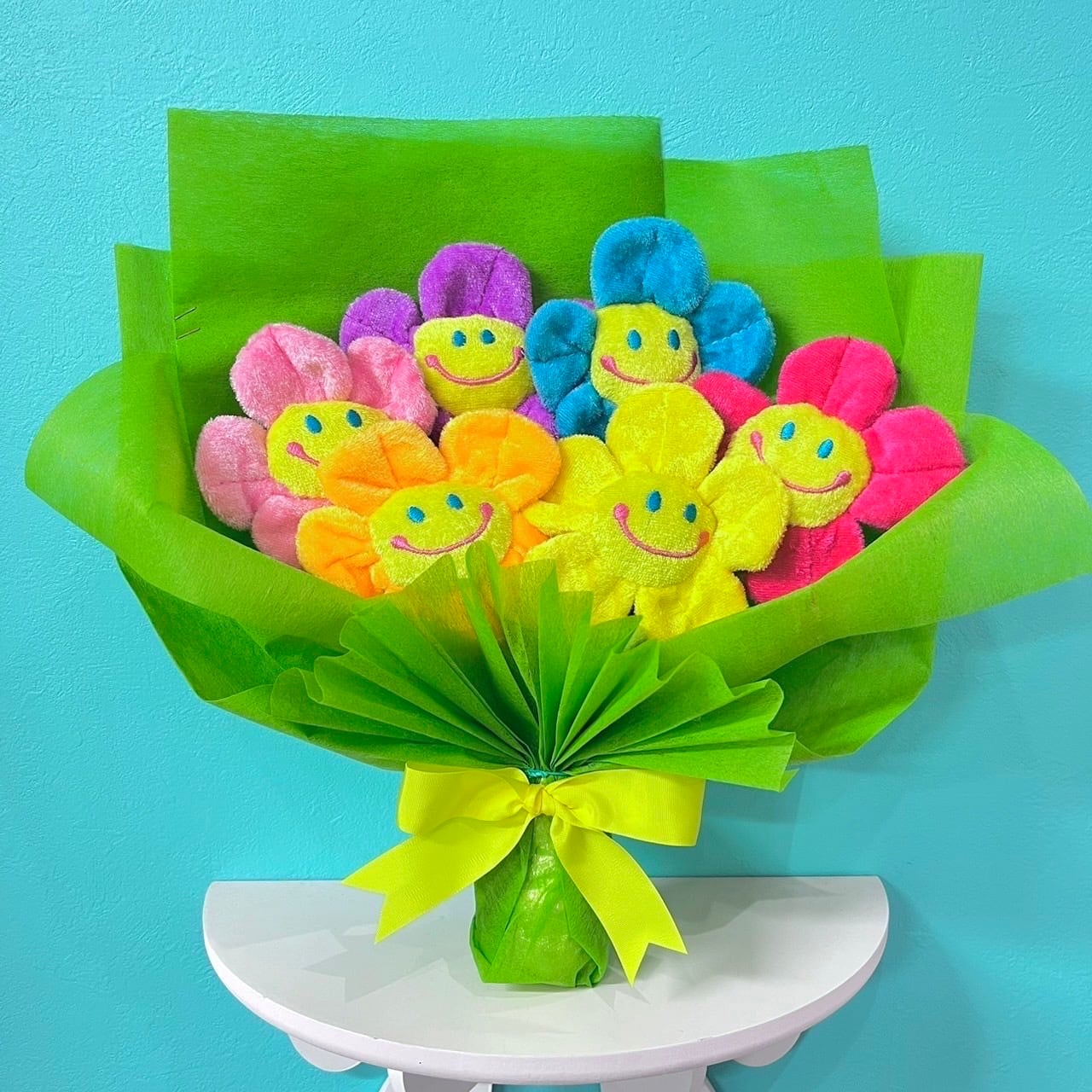 6本ブーケ_ぬいぐるみ花束_スマイルフラワー_ブーケ | ぬいぐるみ