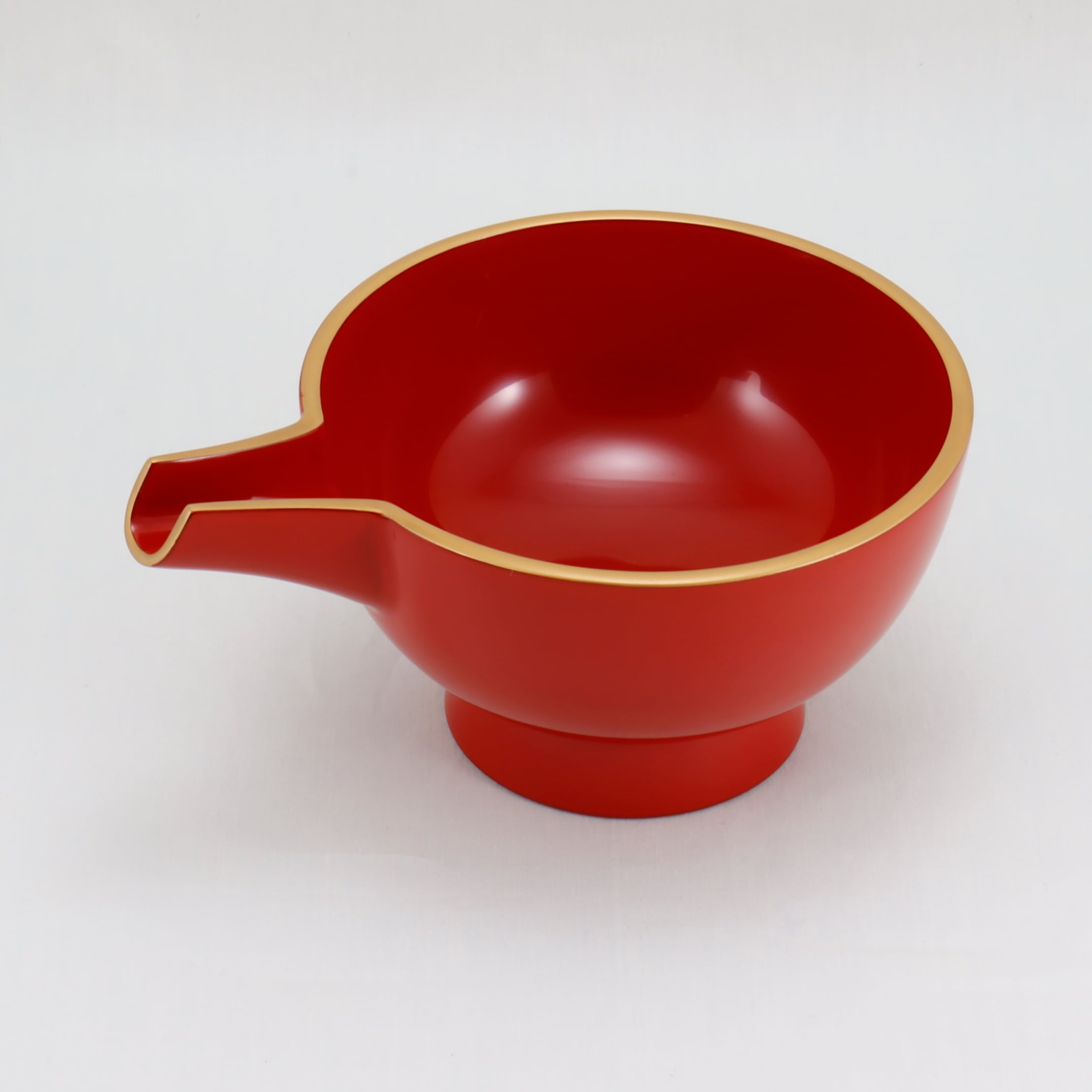 114 輪島塗 片口／朱塗金縁 | 輪島塗 加藤漆器店 公式オンラインショップ