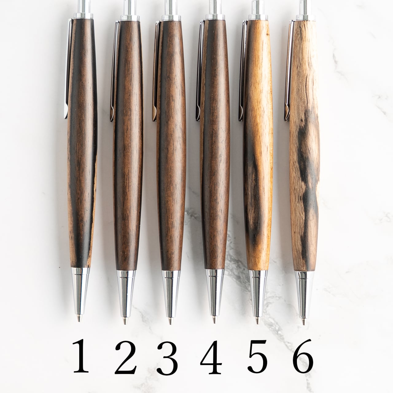 杢軸シャーペン】くろがき（黒柿） / 0.5mmシャープペンシル Penman003