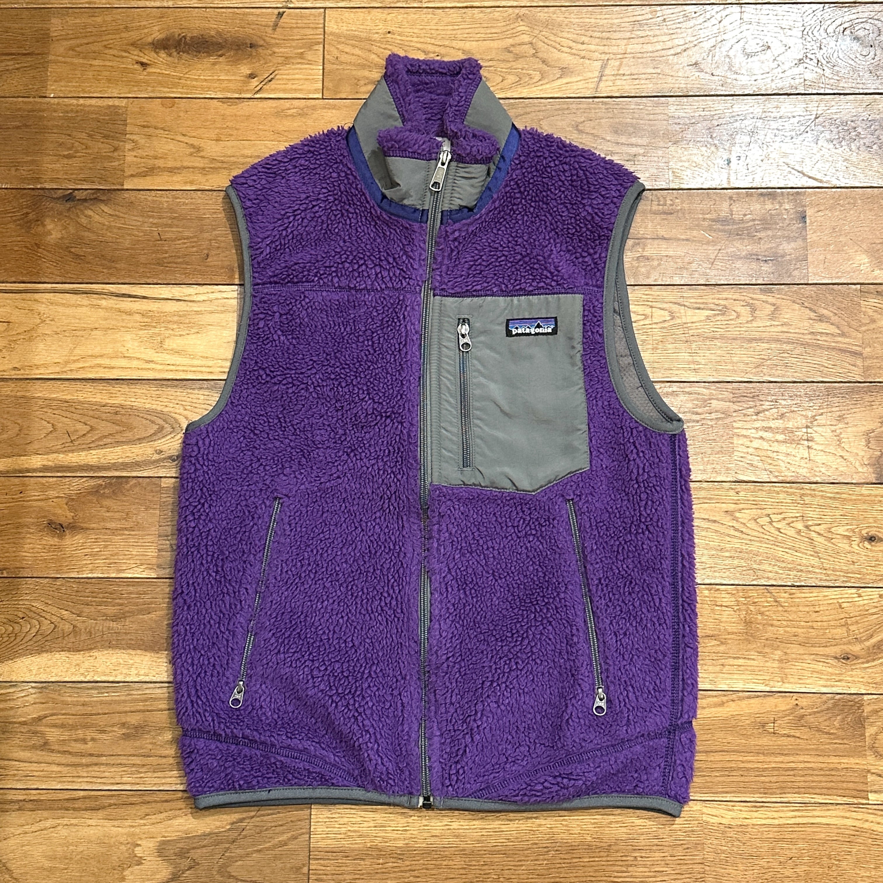 2010 Purple】patagonia Retro-X Vest XS パタゴニア レトロX ベスト