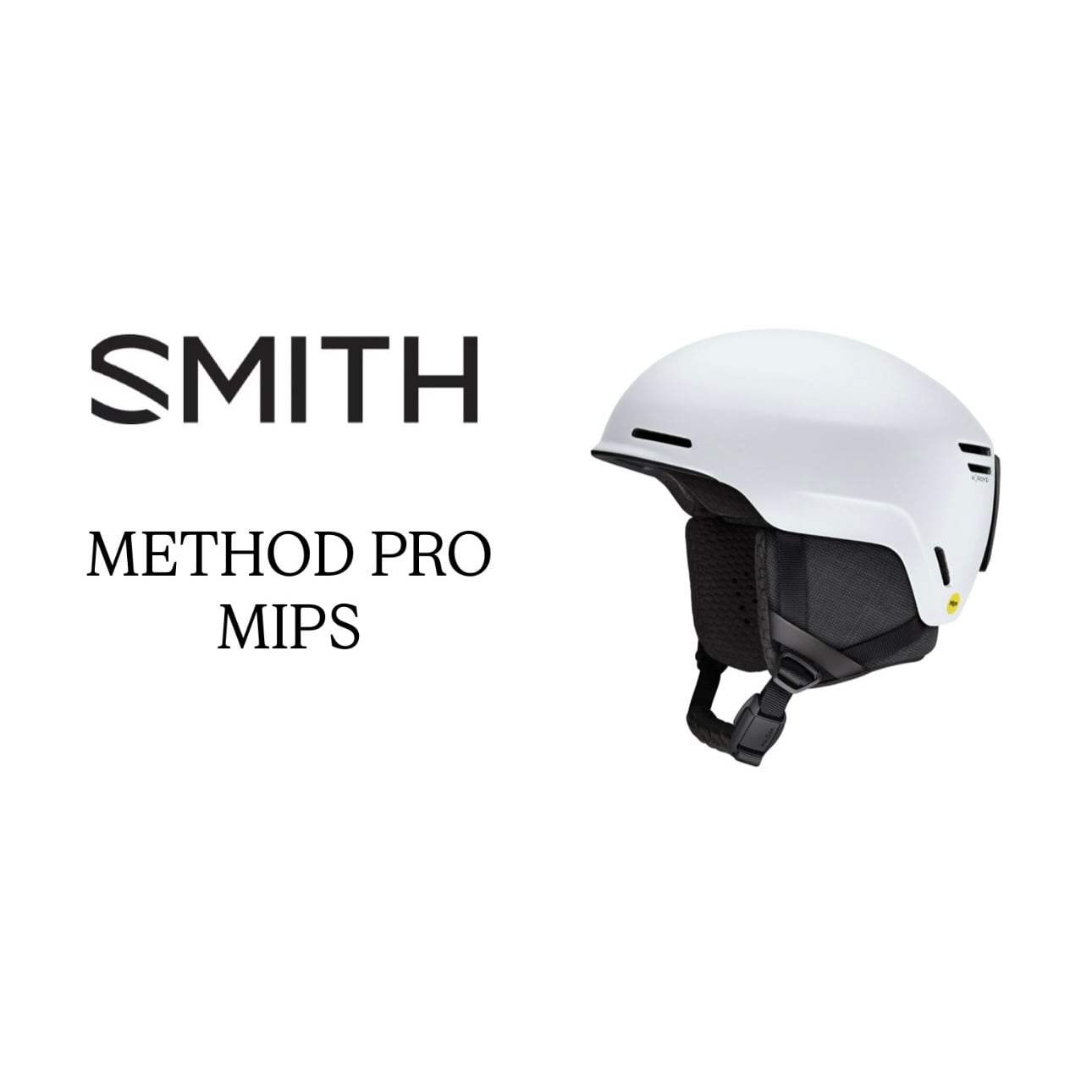 25-26モデル . SMITH . 『 METHOD PRO MIPS 』White スミス メソッド