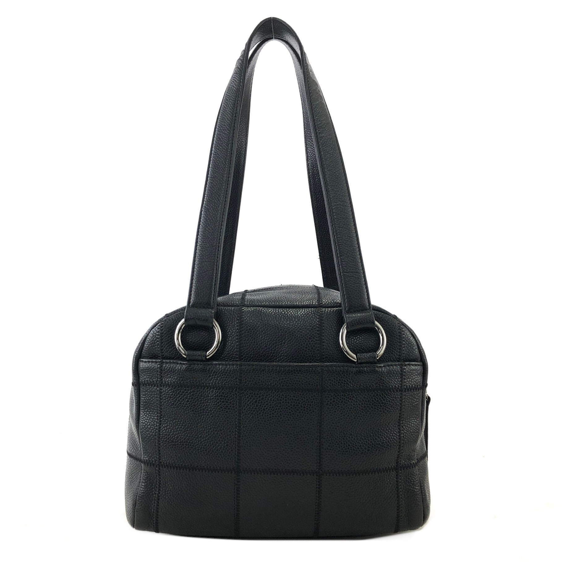 CHANEL シャネル チョコバー レザー ミニボストン ショルダーバッグ