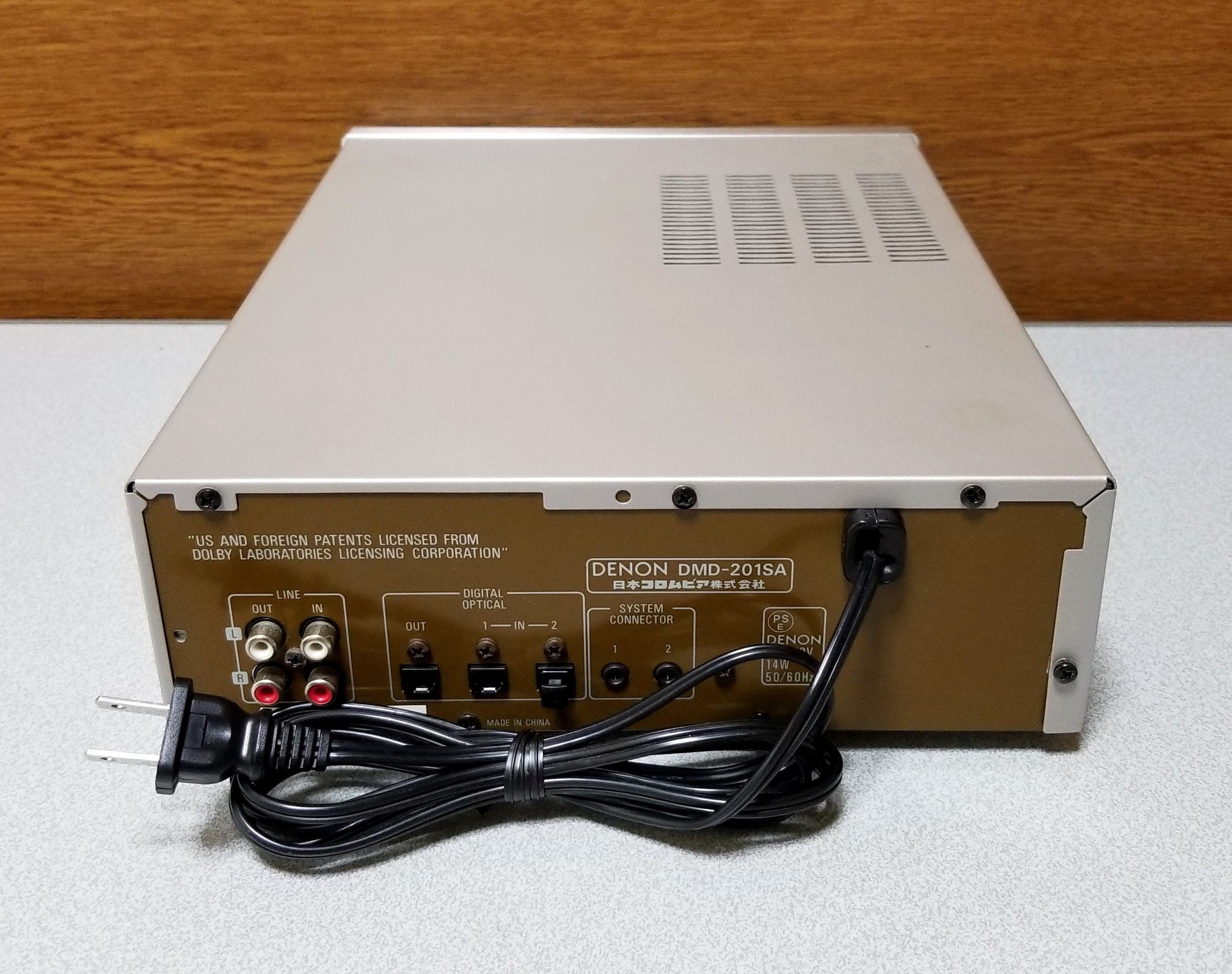 MD レコーダー DENON DMD-201SA MDLP対応 録音良好・完動品 | MTR PRO SHOP