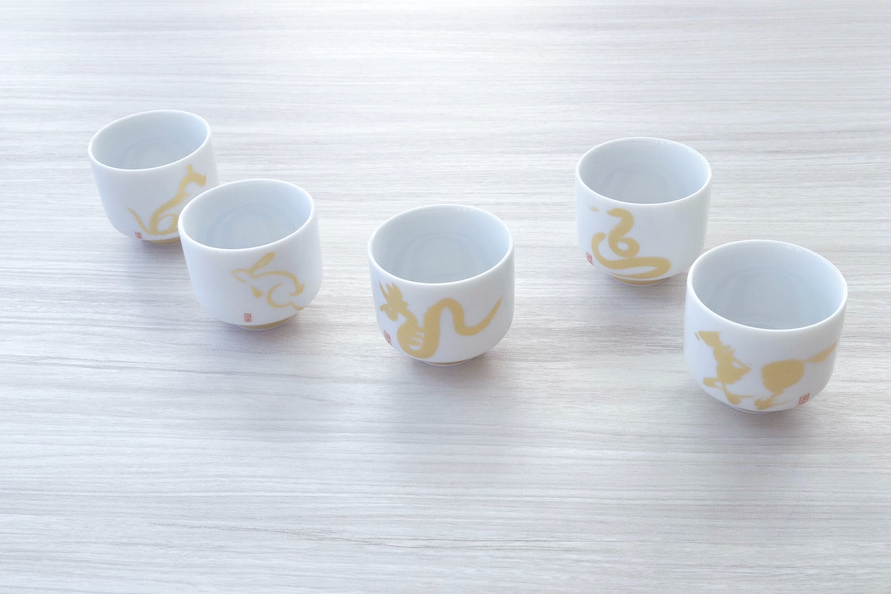 BASE限定】【数量限定】『5勺蛇の目干支コレクションセット』『虎