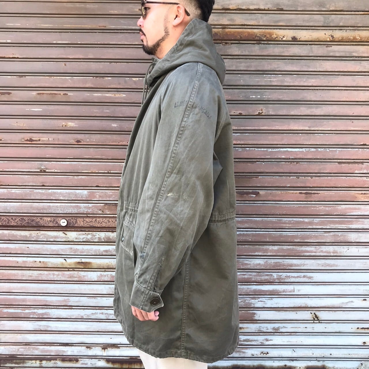 70s フランス軍 実物 M-64 ヴィンテージ フィールドパーカー 92C