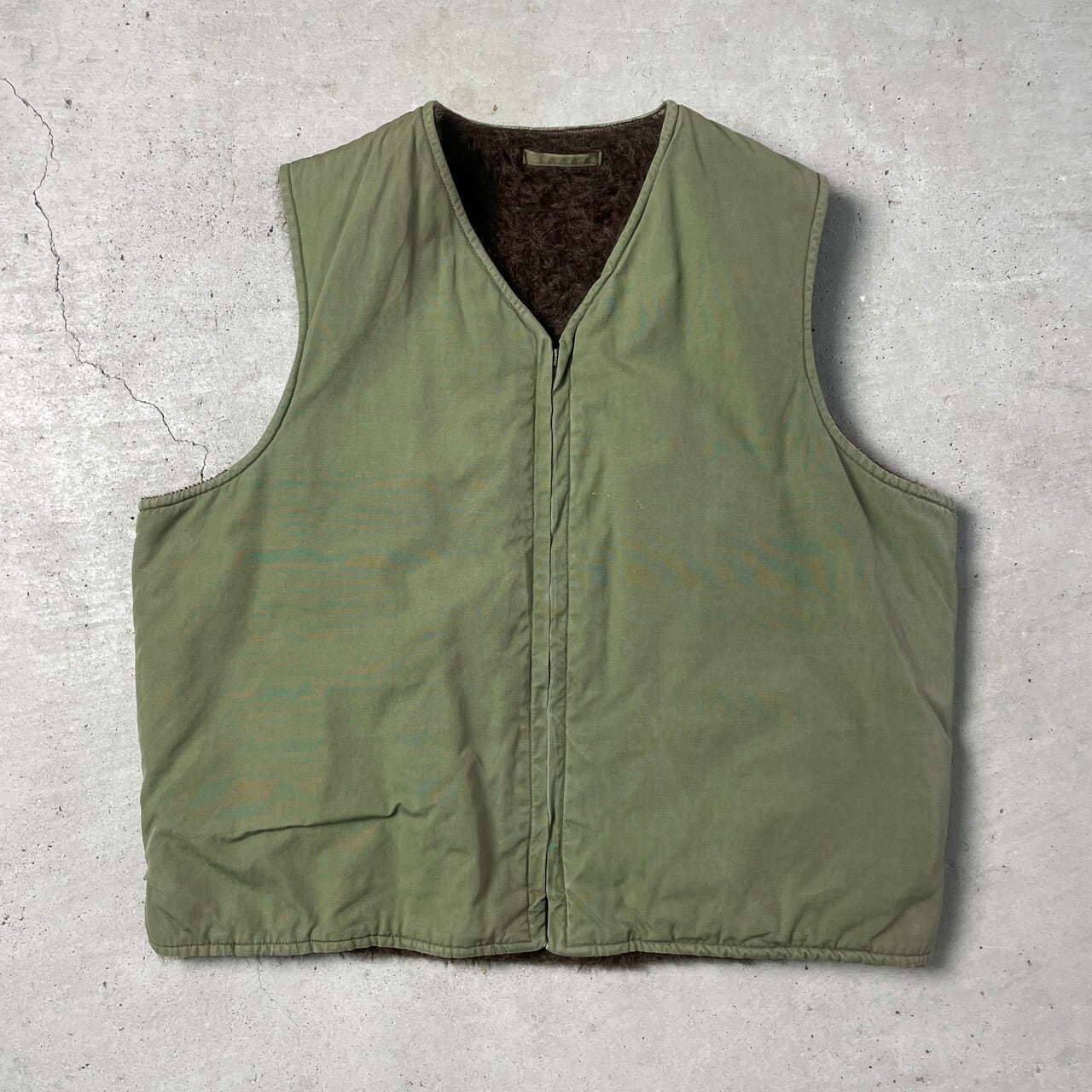 40年代 米軍 U.S.NAVY N-1 デッキベスト アルパカライナー ミリタリー