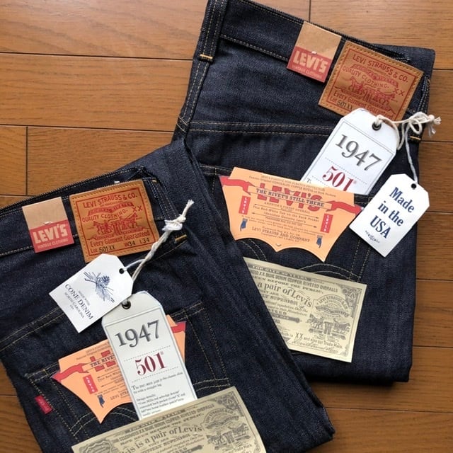NOS(デッド品) Levi's LVC(米国製) 501XX 1947年モデル W34-L34 | Room