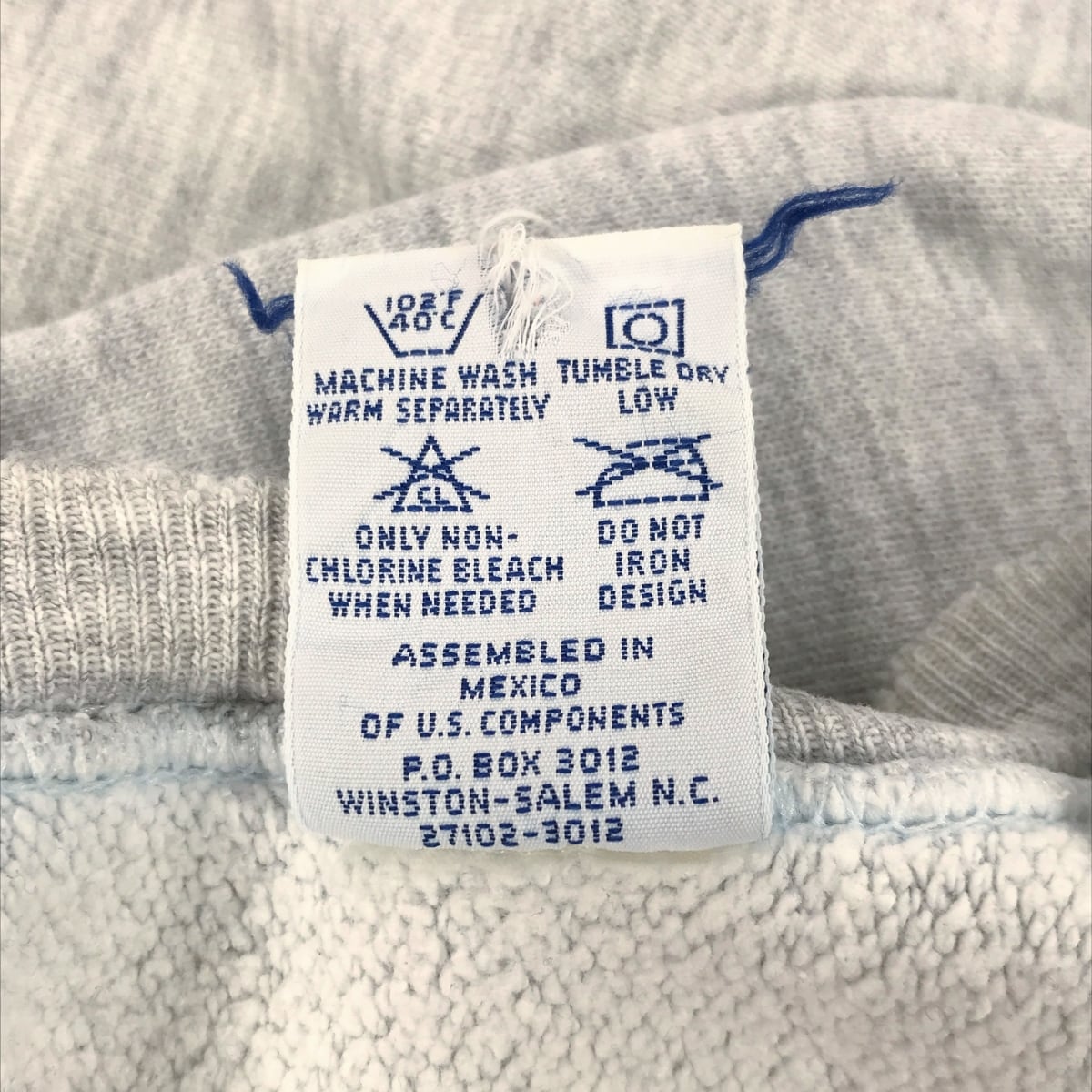 CHAMPION チャンピオン 90年代 刺繍 タグ リバースウィーブ NAVY 海軍