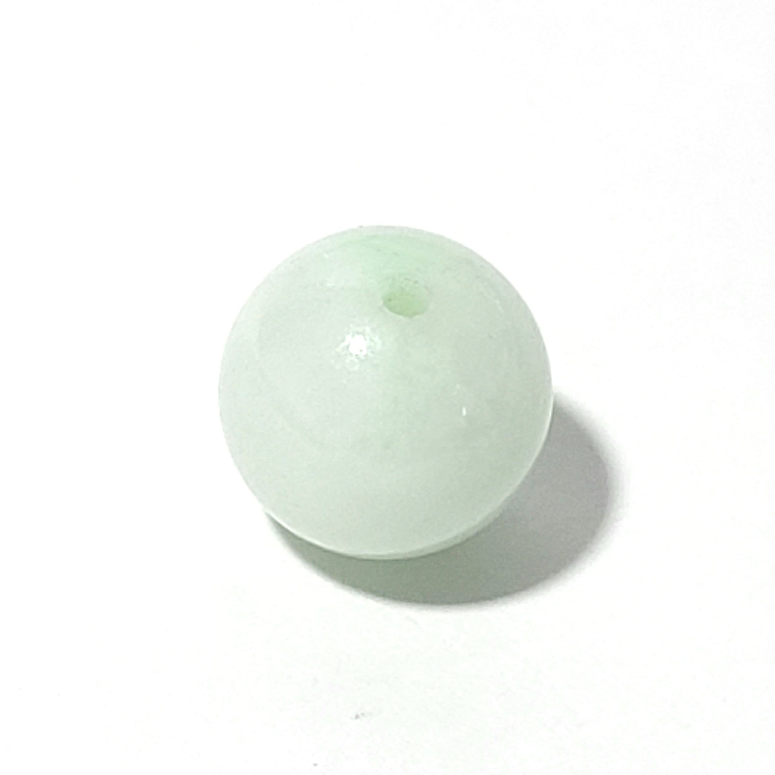 10㍉薄グリーン・糸魚川翡翠:丸玉バラ BMD-pgr0002 | 糸魚川翡翠工芸家