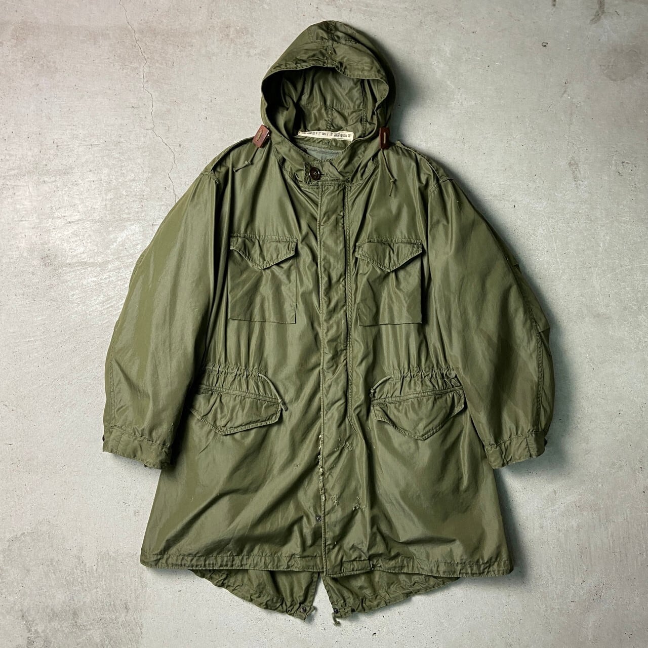 希少モデル 50年代 U.S.ARMY 米軍実品 PARKA-SHELL ARCTIC EX: 50-7