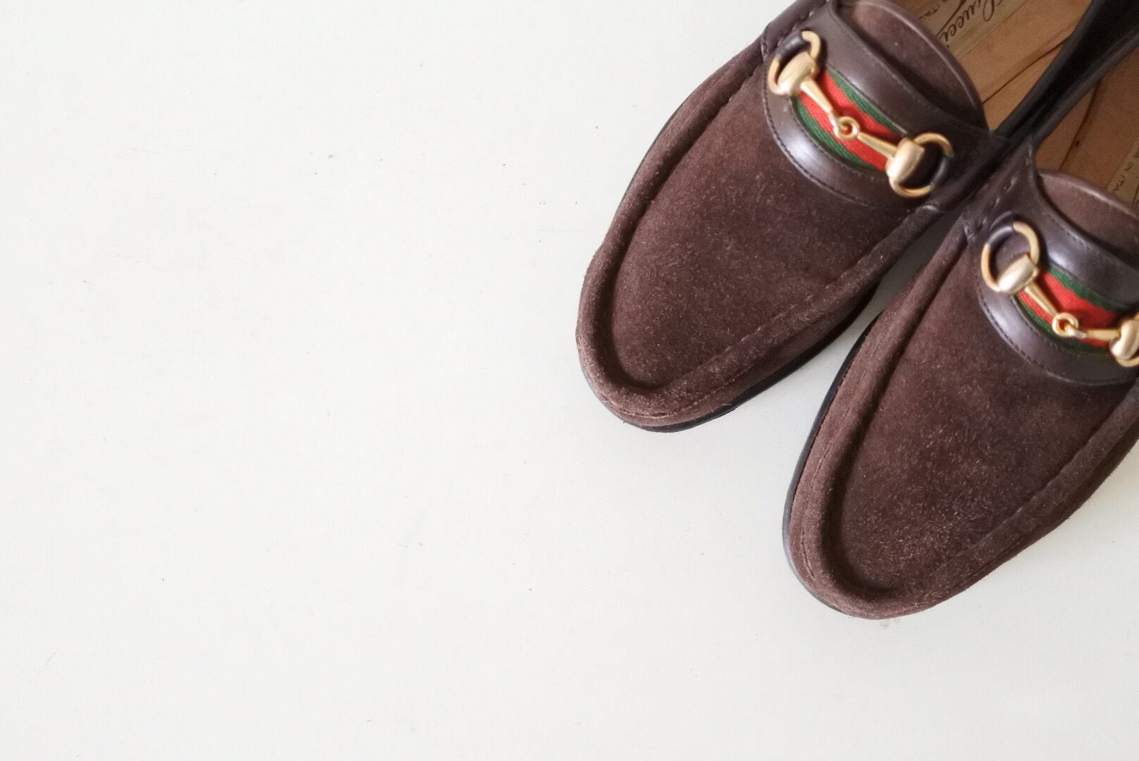 Old Gucci ホースビットローファー 40M スエード | JUST LIKE HERE
